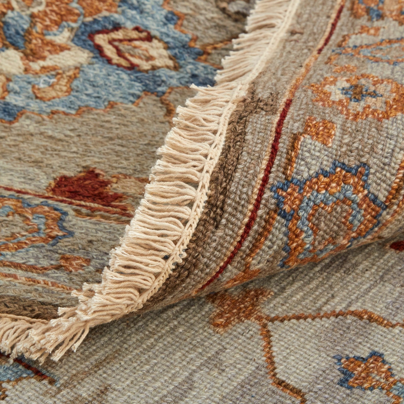 Feizy Leylan 0583F Transitional Floral & Botanical in Brown/Tan/Gray - Image 7