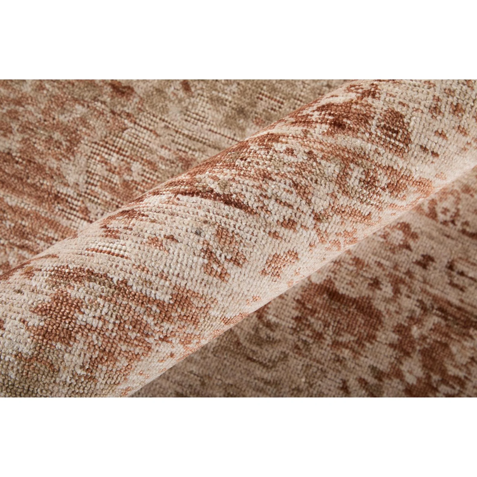 Feizy Loralai 8A65F Traditional Oriental Rug in Tan/Orange - Image 6