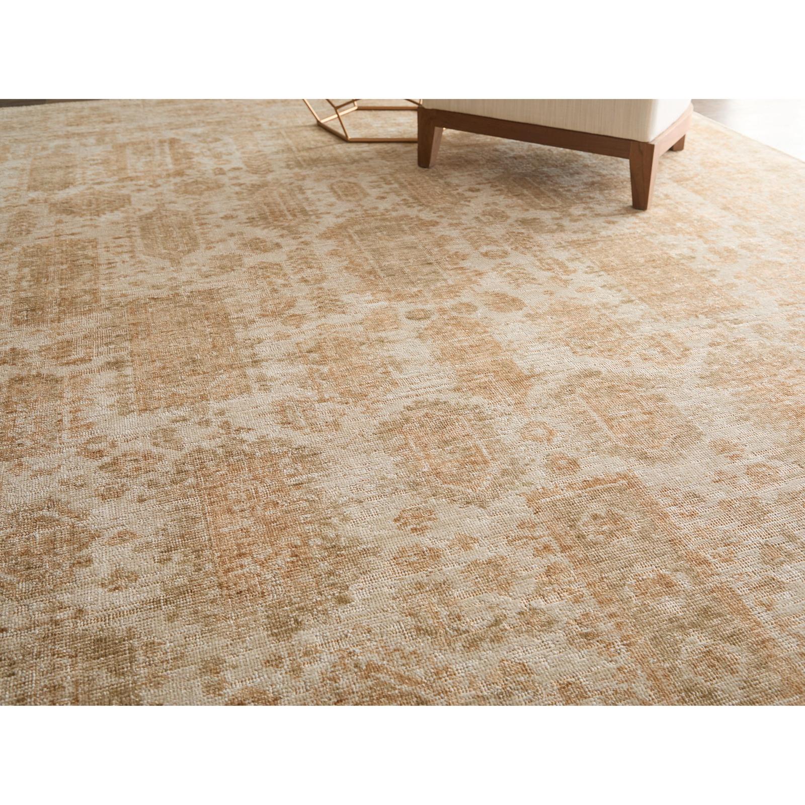 Feizy Loralai 8A67F Traditional Oriental Rug in Tan/Ivory - Image 2