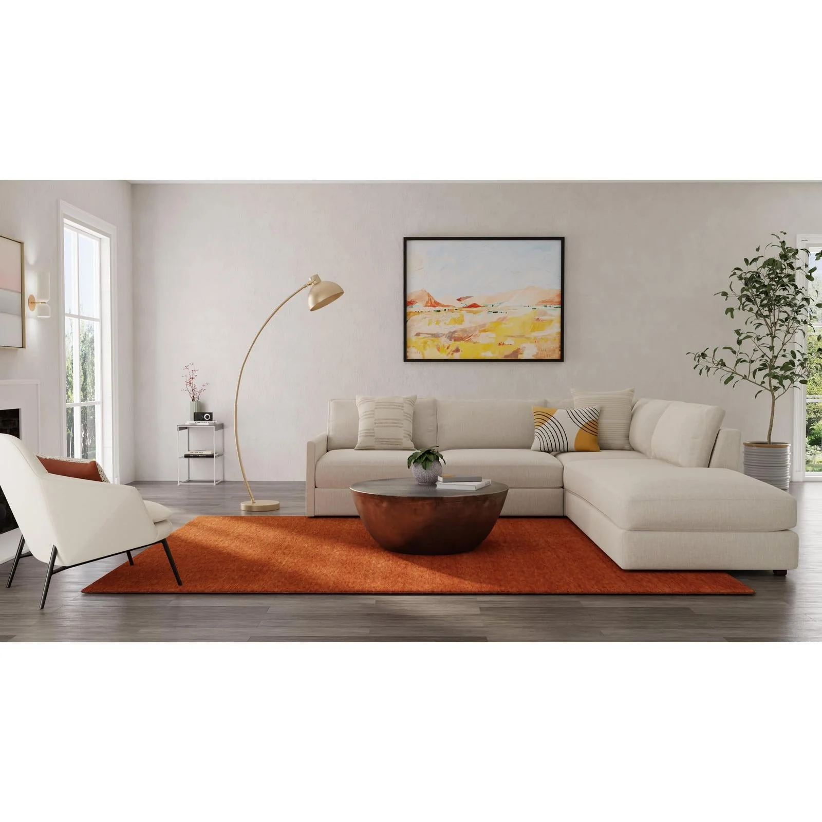 Feizy Luna 8049F Modern Solid Rug - Image 23