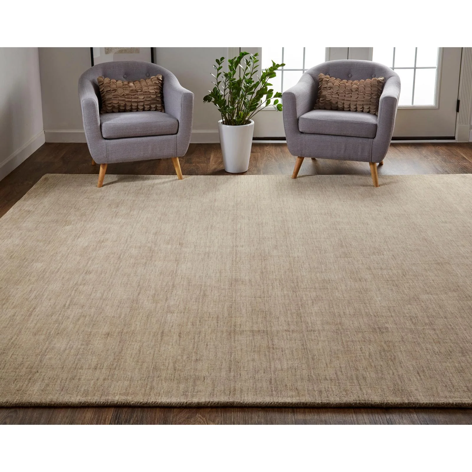 Feizy Luna 8049F Modern Solid Rug - Image 36