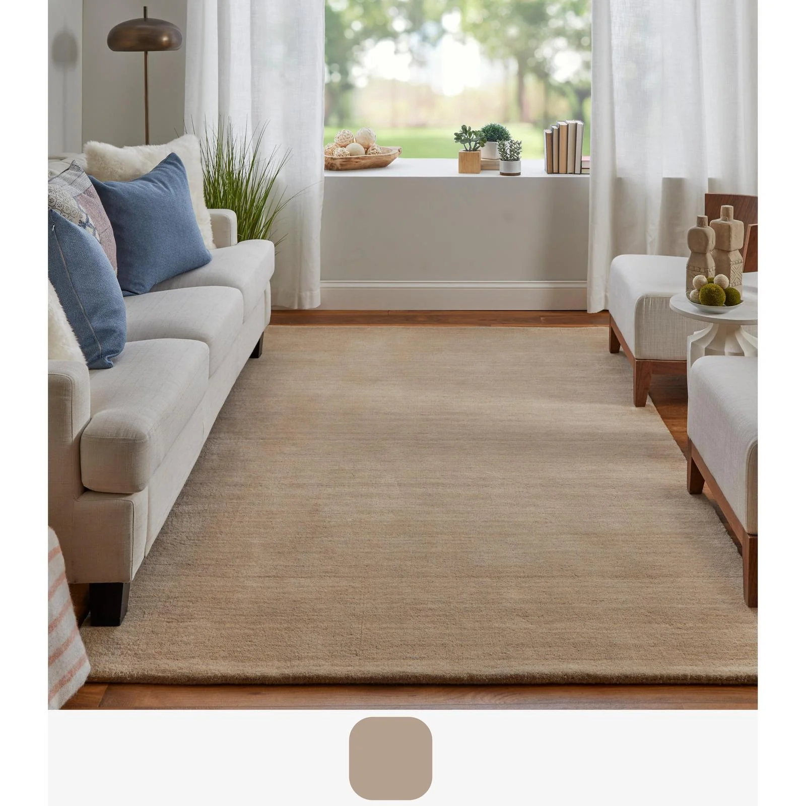 Feizy Luna 8049F Modern Solid Rug - Image 44