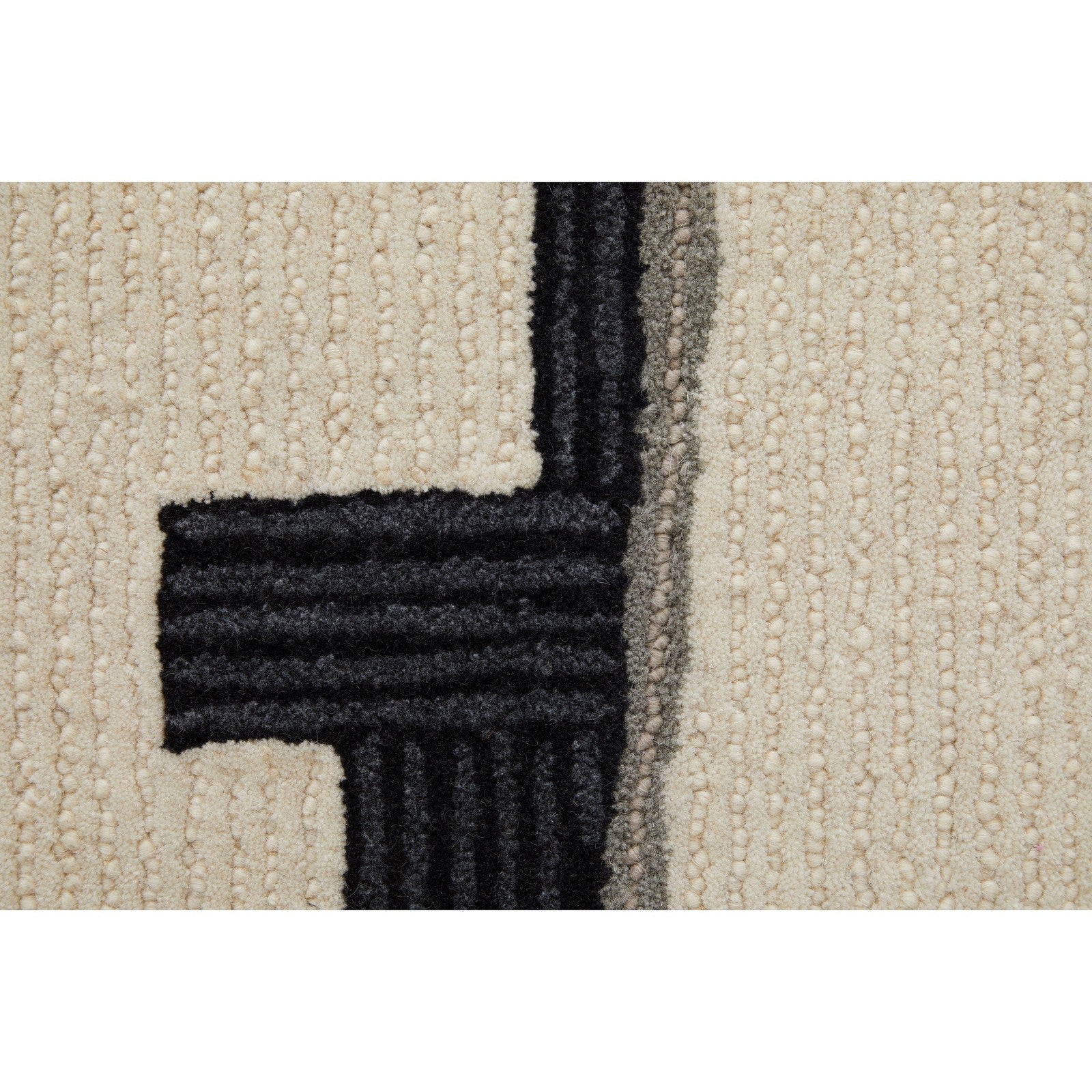 Feizy Maguire 8902F Transitional Abstract Rug in Ivory/Gray/Taupe - Image 7