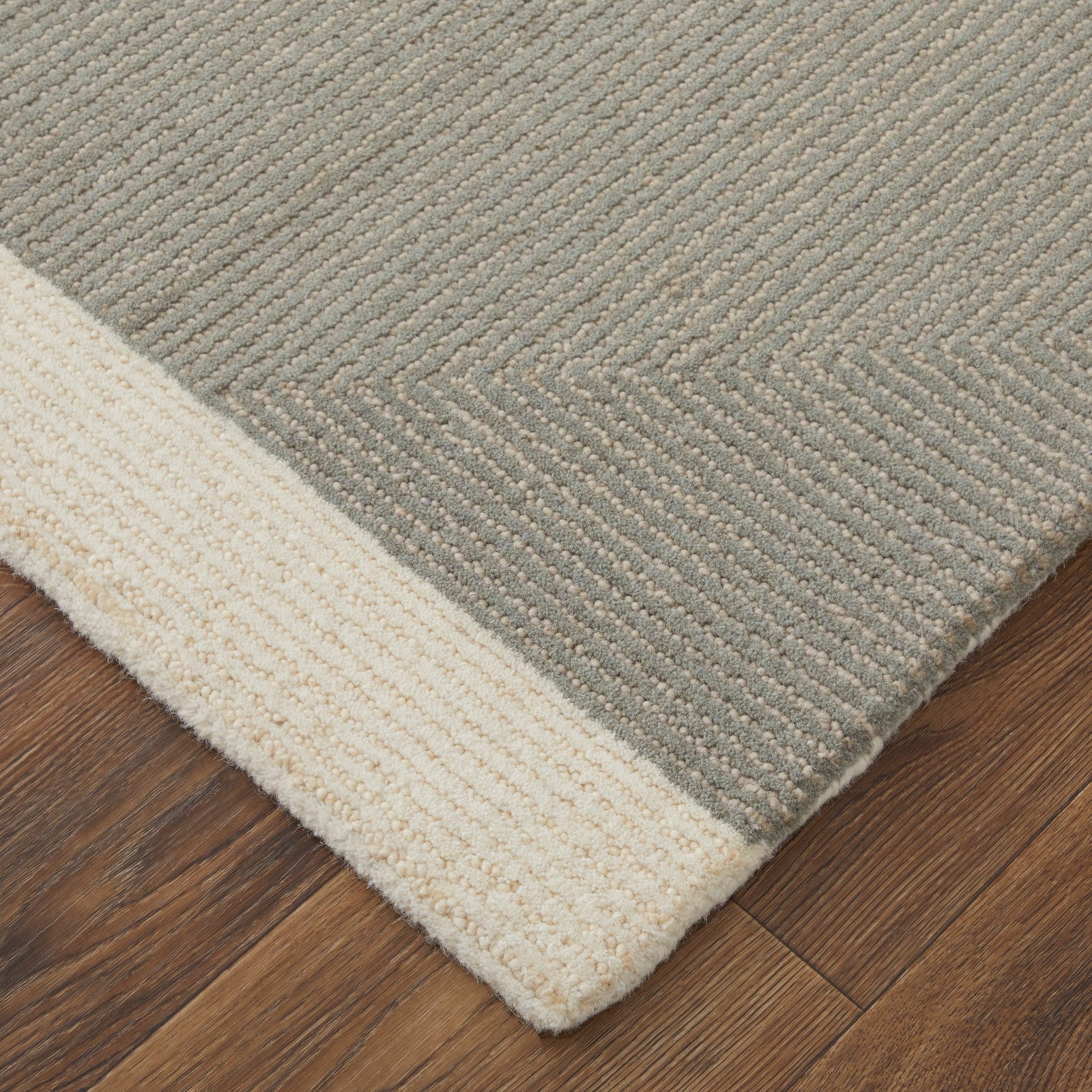 Feizy Maguire 8904F Transitional Abstract Rug in Taupe/Black - Image 5