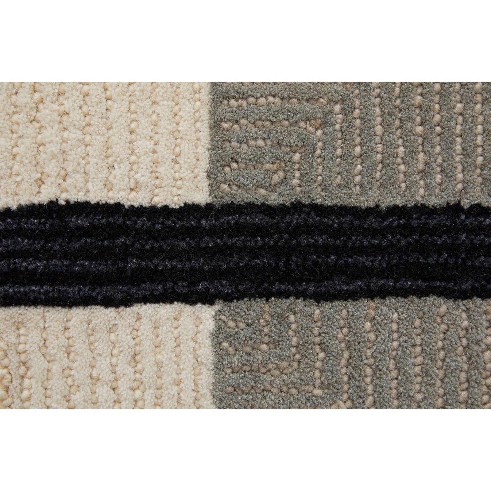 Feizy Maguire 8904F Transitional Abstract Rug in Taupe/Black - Image 7