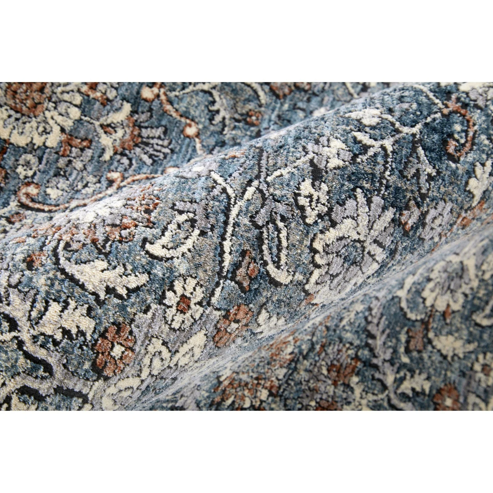 Feizy Marquette 39GTF Transitional Oriental in Blue/Red - Image 10