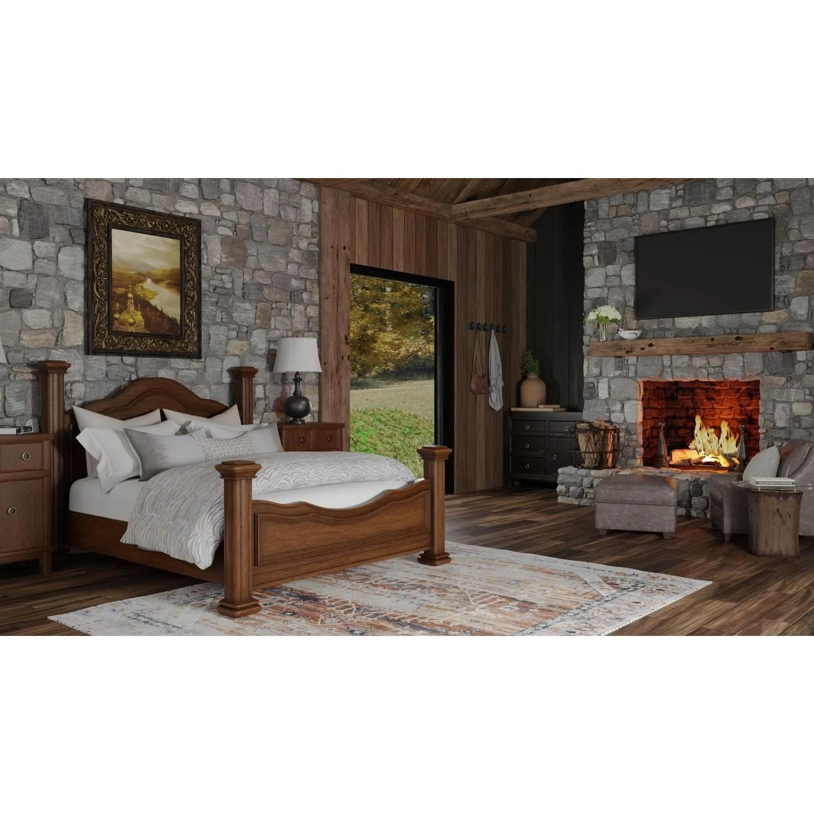 Feizy Melrose 39NZF Transitional Distressed Rug - Image 12