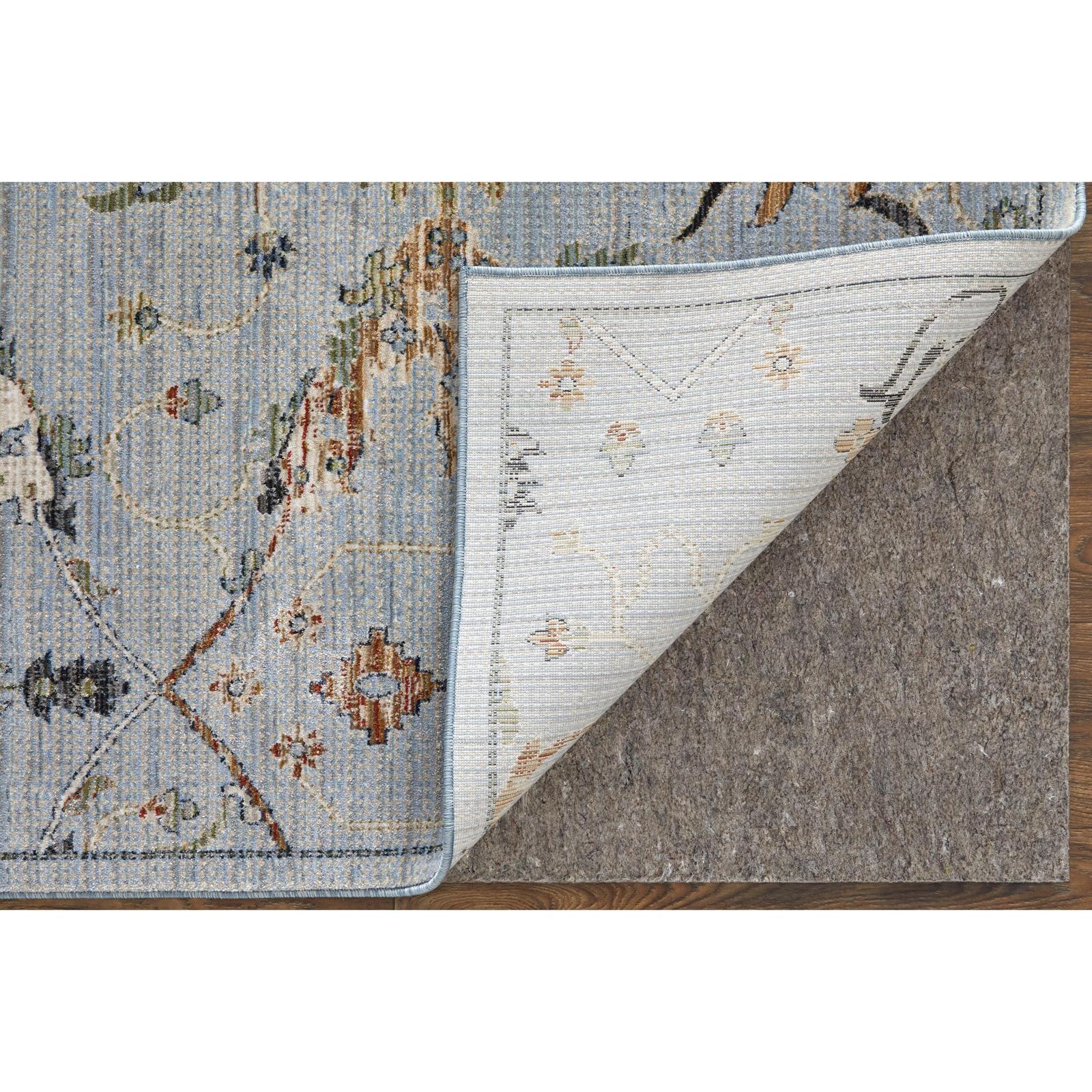 Feizy Melrose 39P4F Traditional Floral & Botanical Rug in Blue/Green/Ivory - Image 5