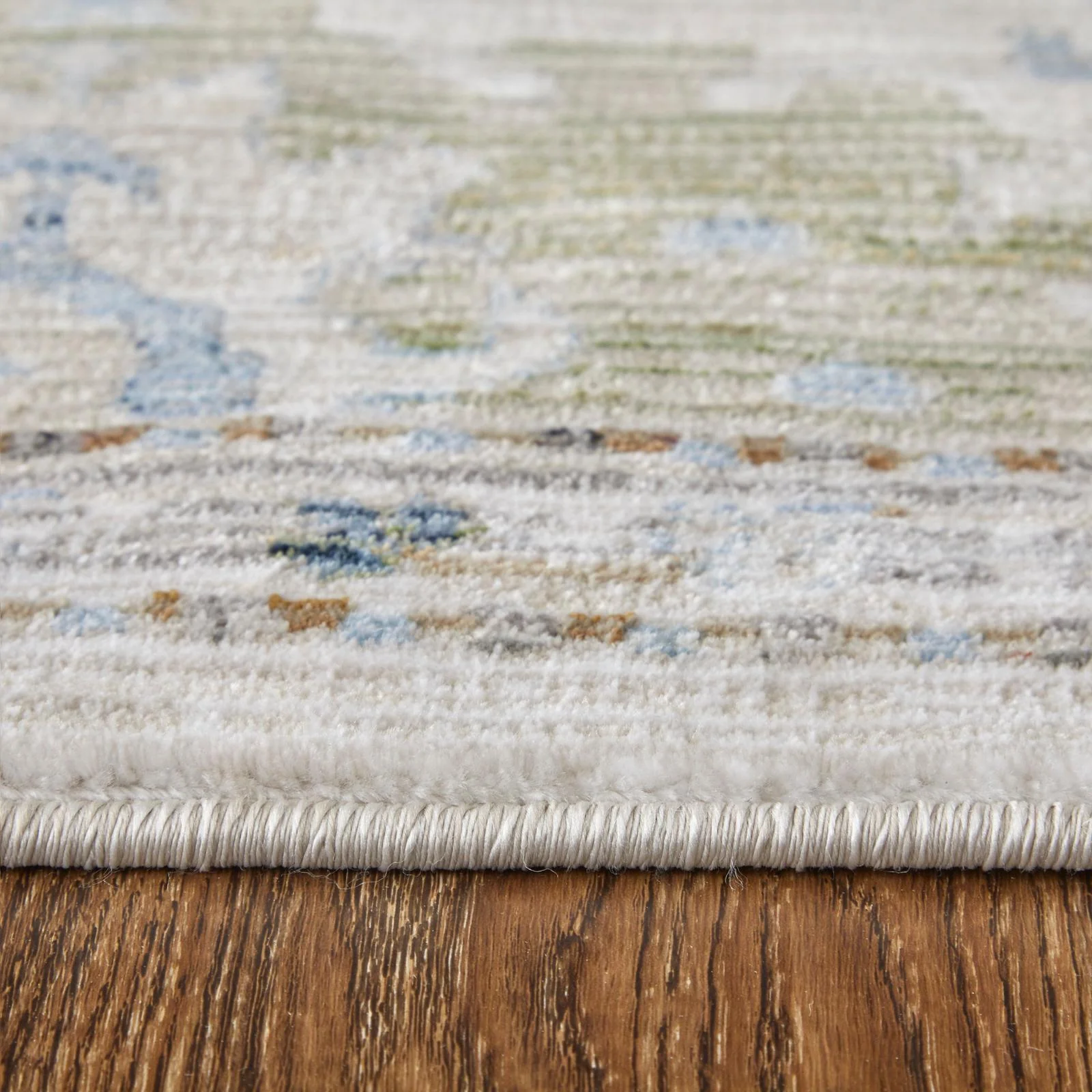 Feizy Melrose 39P5F Traditional Floral & Botanical Rug in Tan/Blue/Red - Image 8