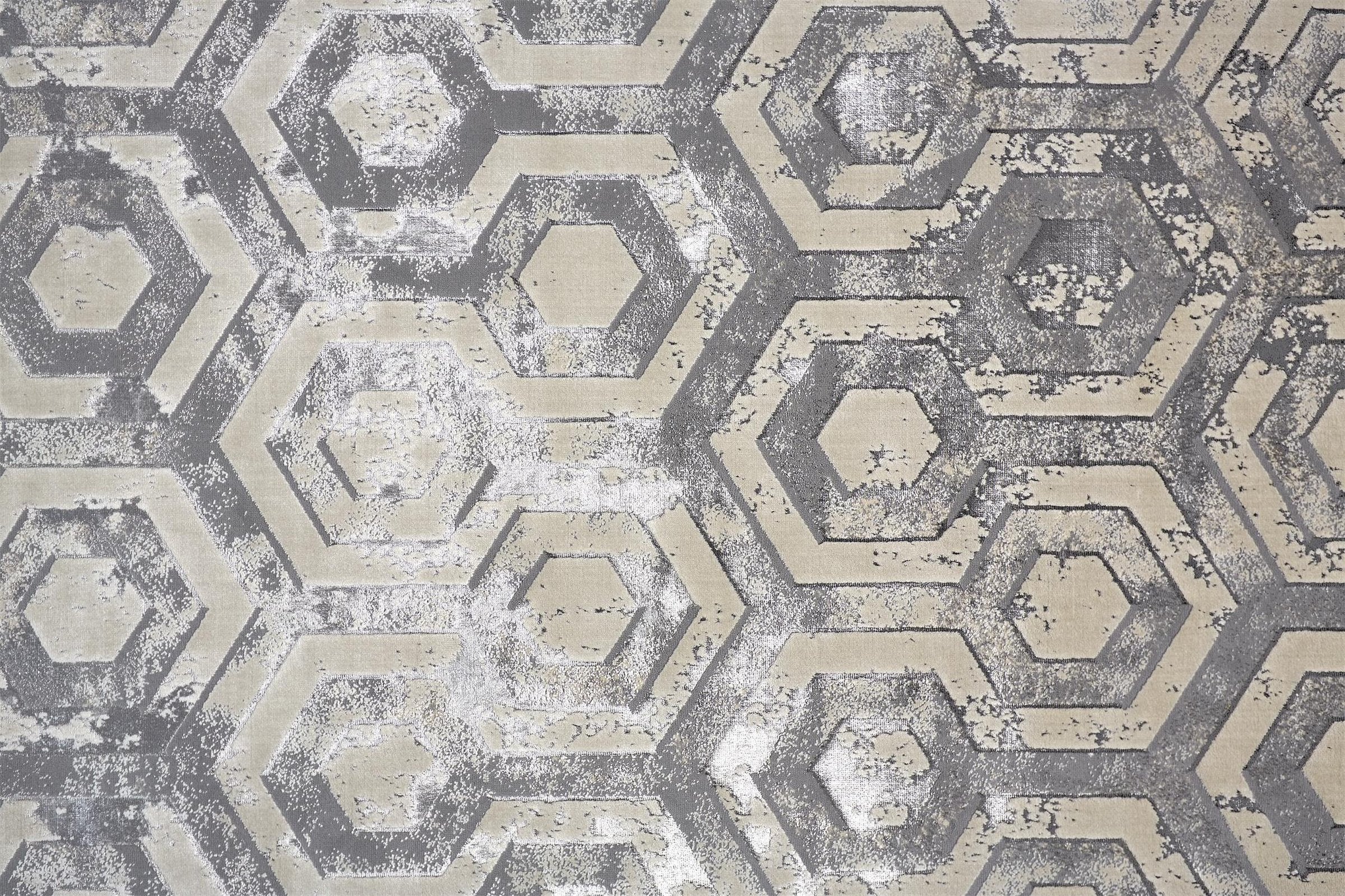 Feizy Micah 3046F Rug in Beige/Gray - Image 6