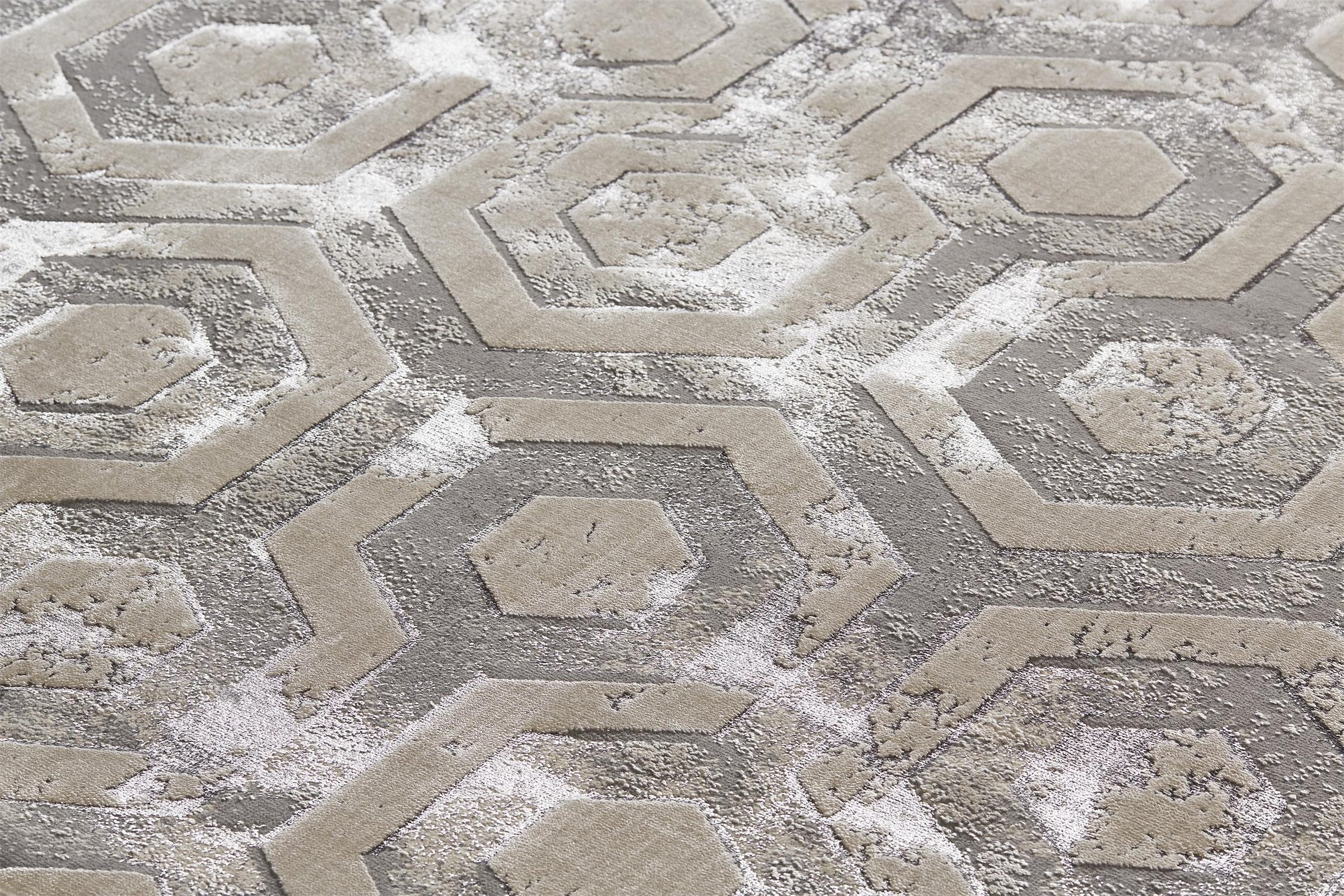 Feizy Micah 3046F Rug in Beige/Gray - Image 7