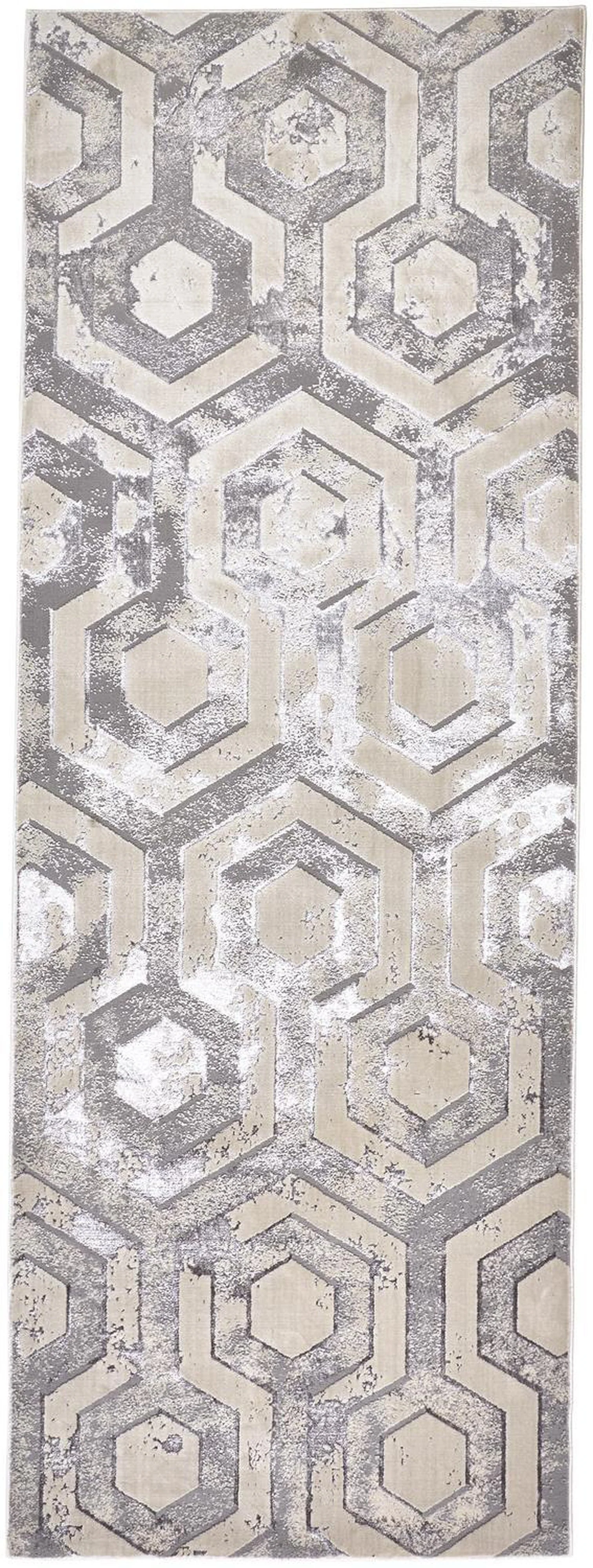 Feizy Micah 3046F Rug in Beige/Gray - Image 8