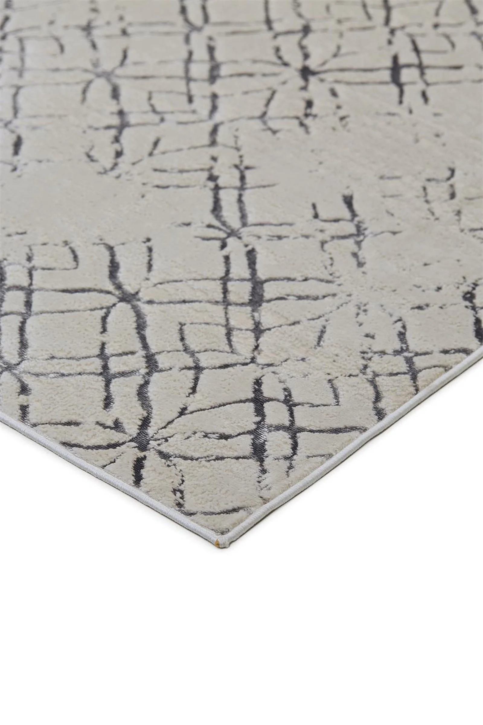 Feizy Micah 3047F Rug in Beige/Silver - Image 2