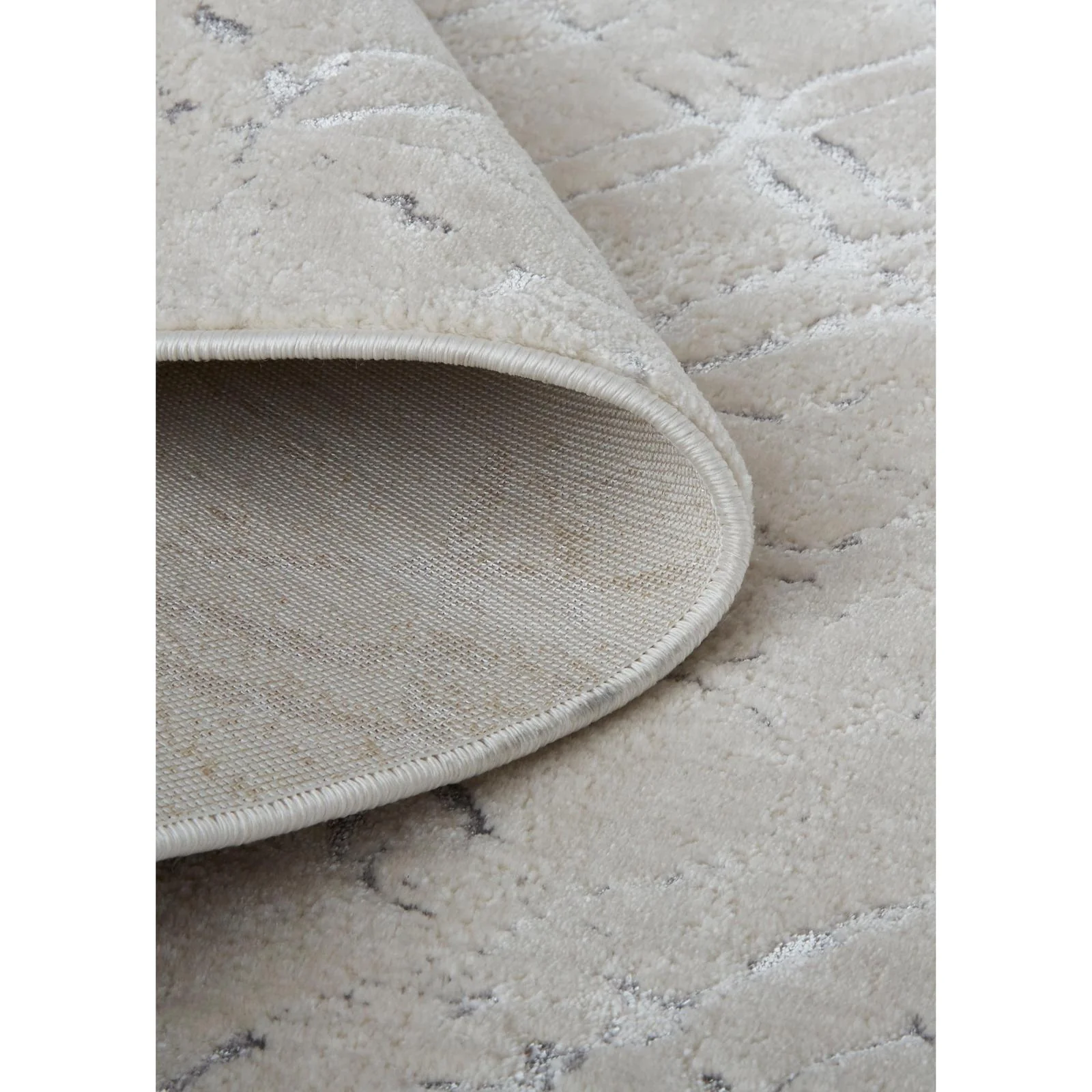 Feizy Micah 3047F Modern Distressed Rug in Silver/Gray/White - Image 10