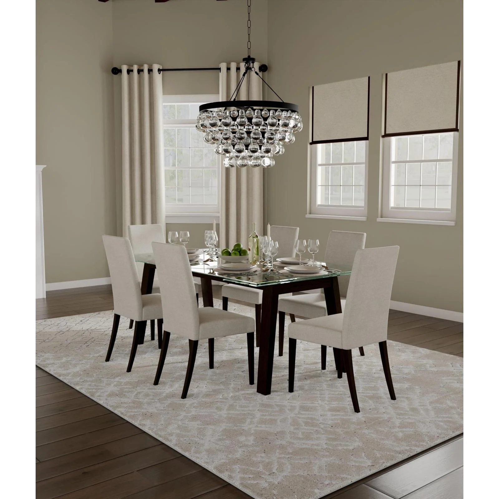 Feizy Micah 3047F Modern Distressed Rug in Silver/Gray/White - Image 5