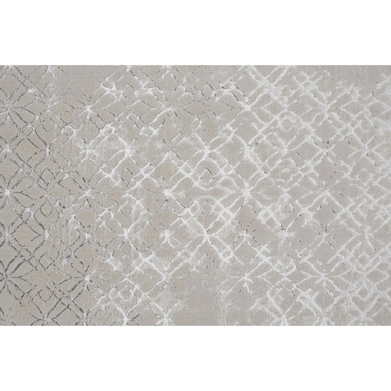 Feizy Micah 3047F Modern Distressed Rug in Silver/Gray/White - Image 8