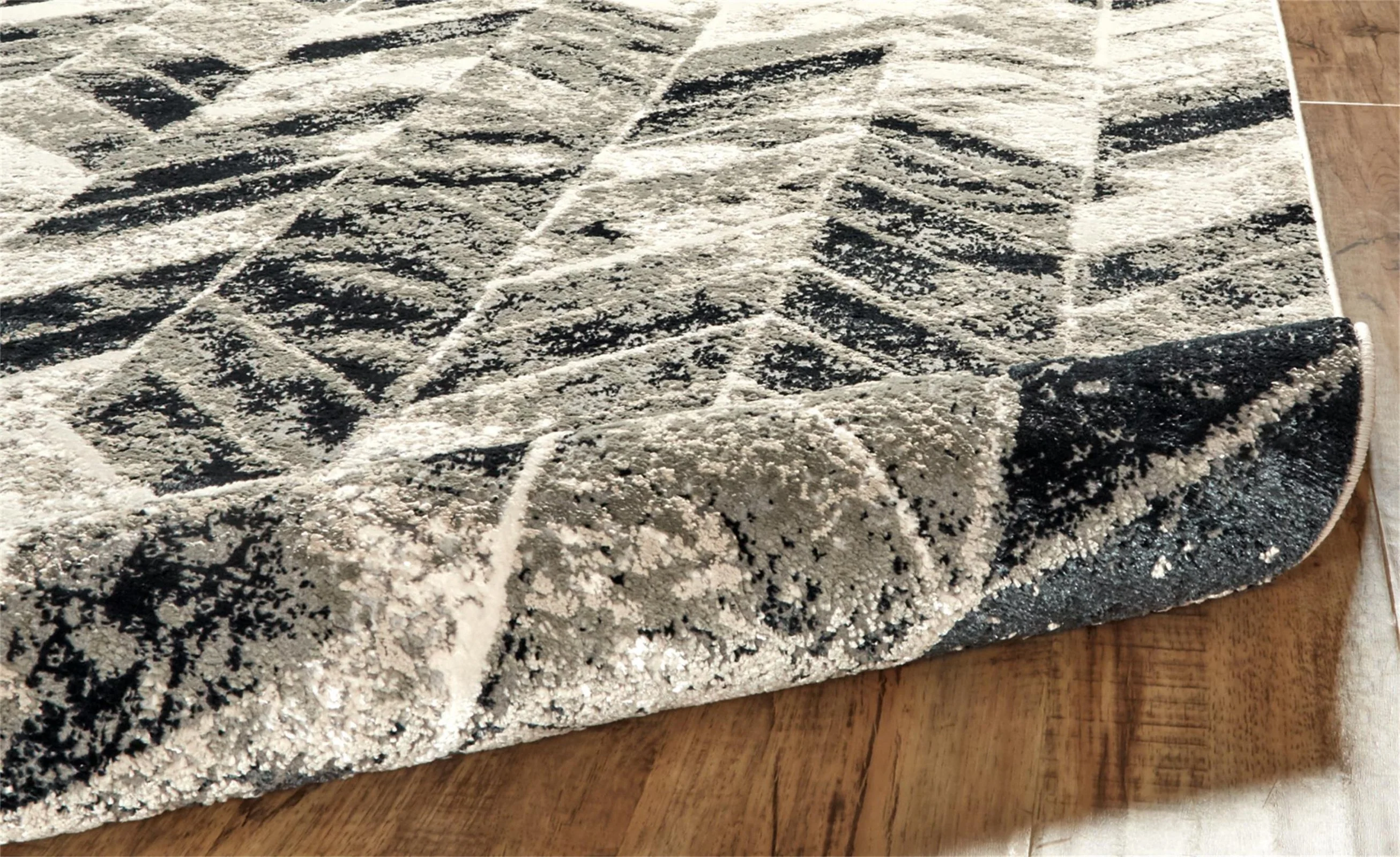 Feizy Micah 3048F Rug in Gray/Silver - Image 11