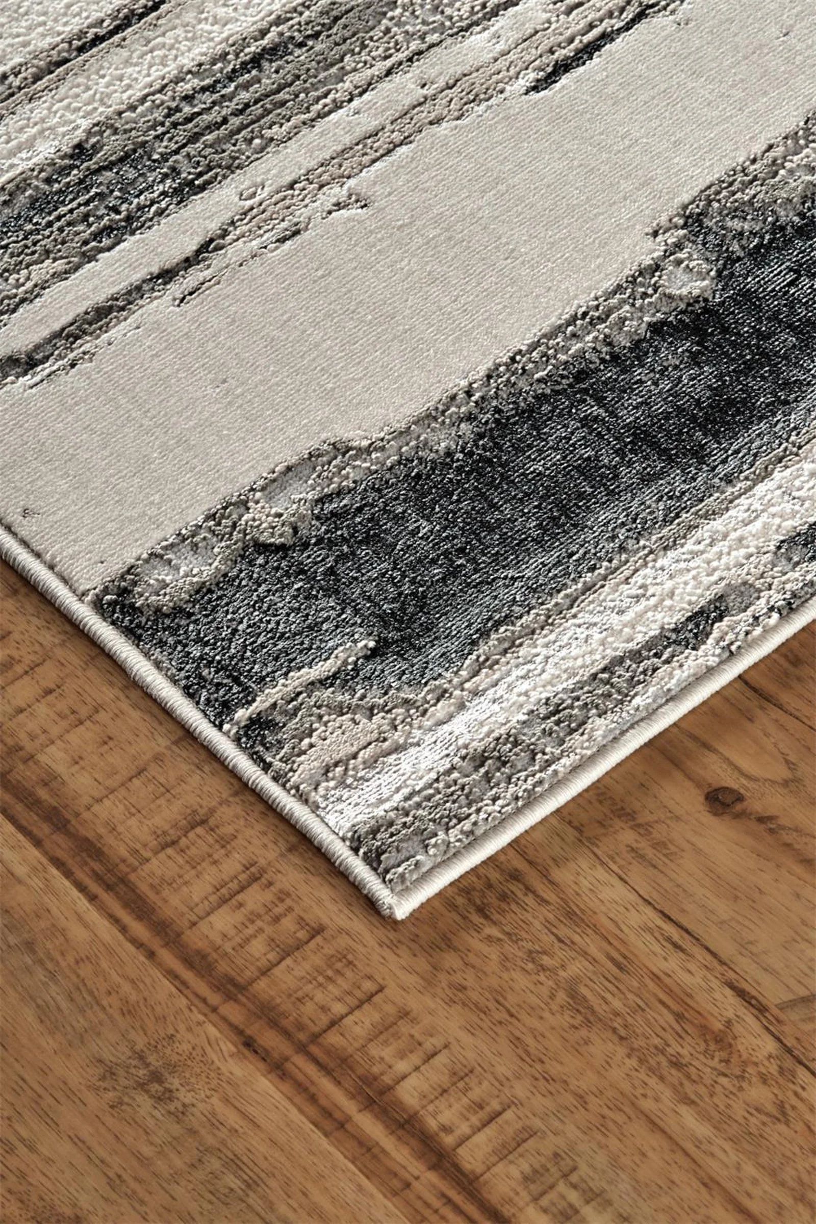 Feizy Micah 3049F Rug in Silver - Image 2
