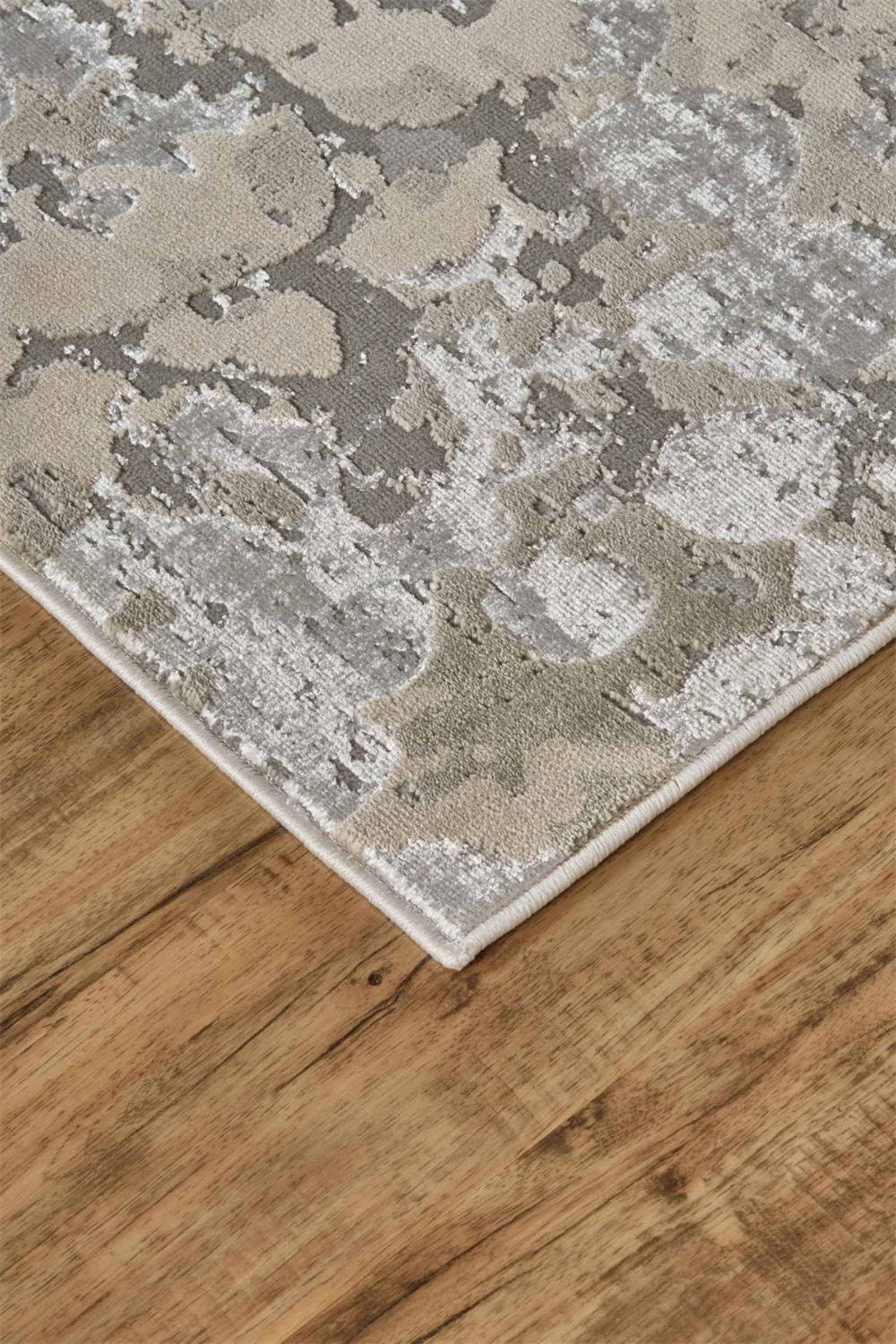 Feizy Micah 3336F Rug in Silver/Gray - Image 2