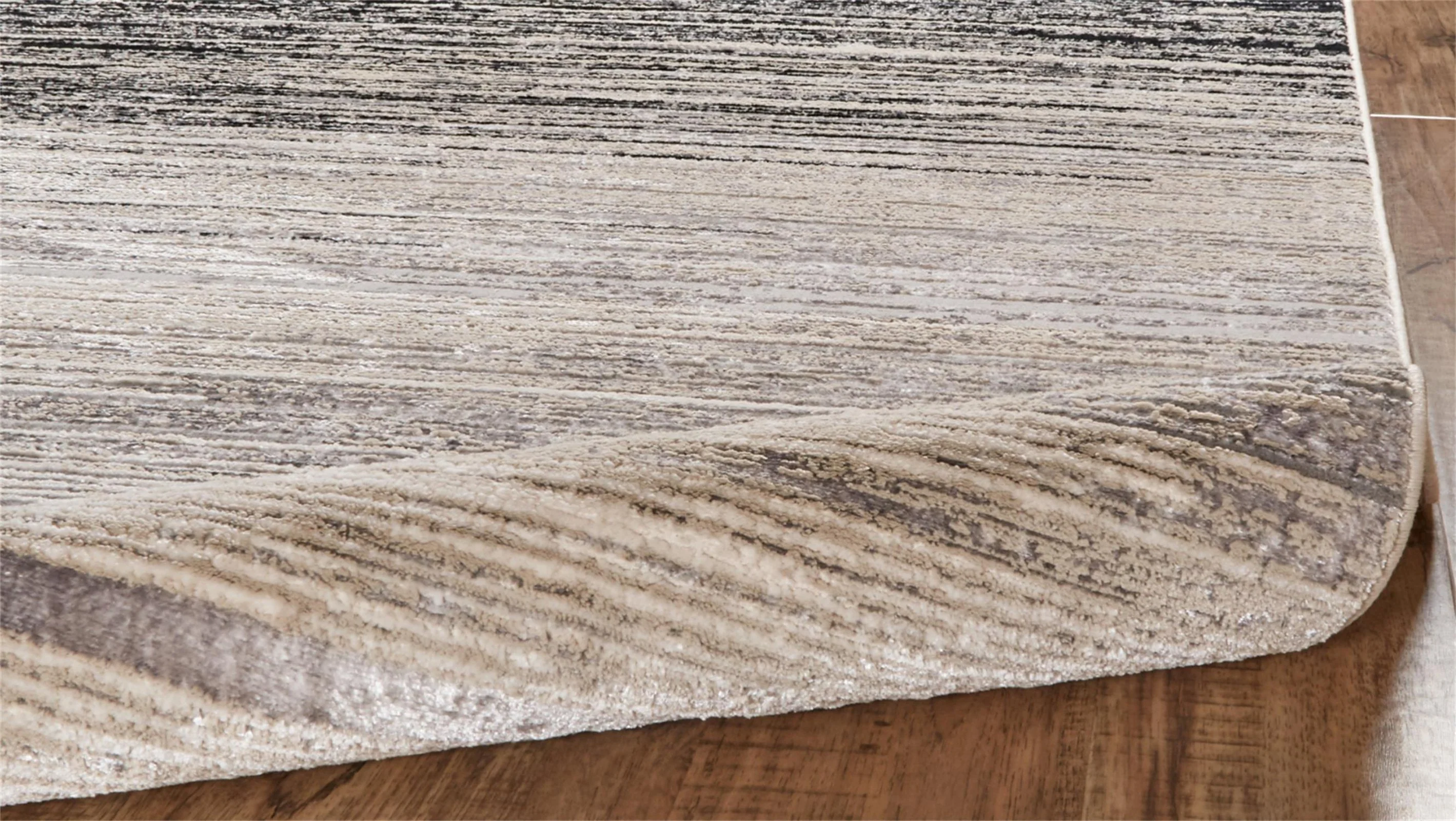 Feizy Micah 3337F Rug in Black/Dark Gray - Image 11