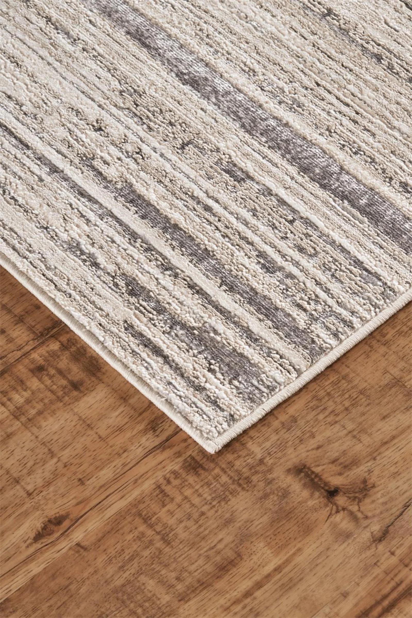 Feizy Micah 3337F Rug in Black/Dark Gray - Image 2