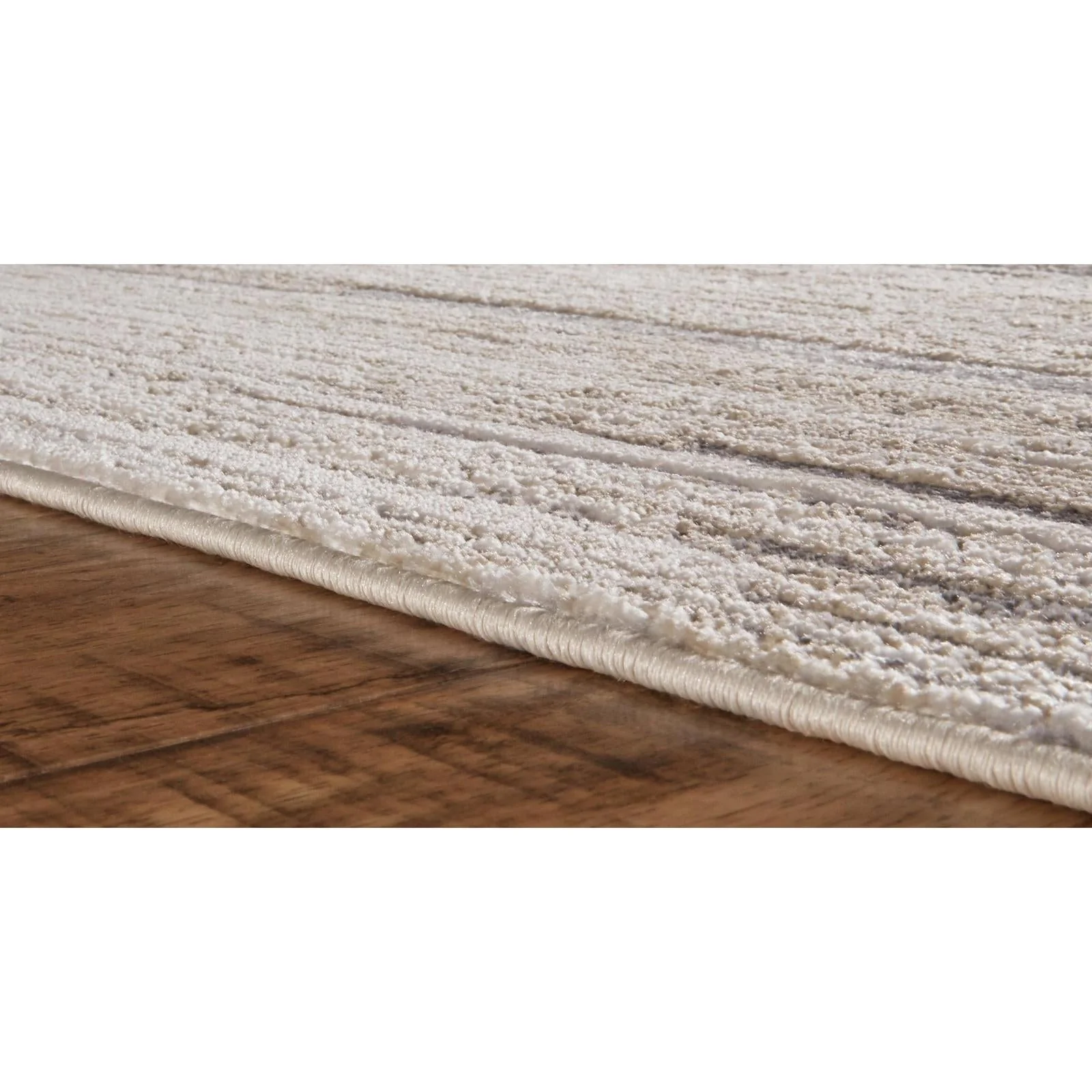Feizy Micah 3337F Modern Abstract Rug in Black/Gray - Image 9