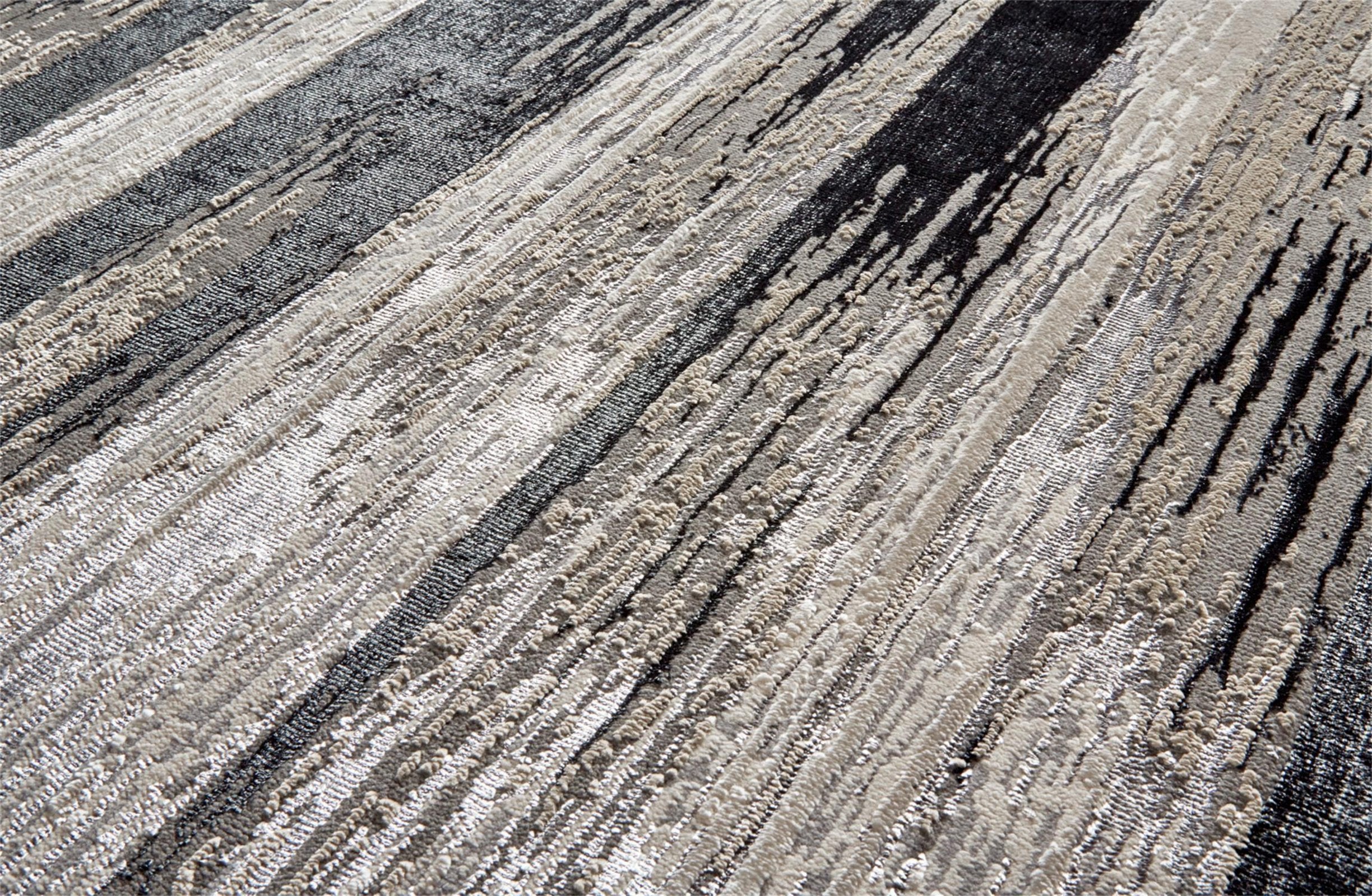 Feizy Micah 3338F Rug in Black/Silver - Image 10