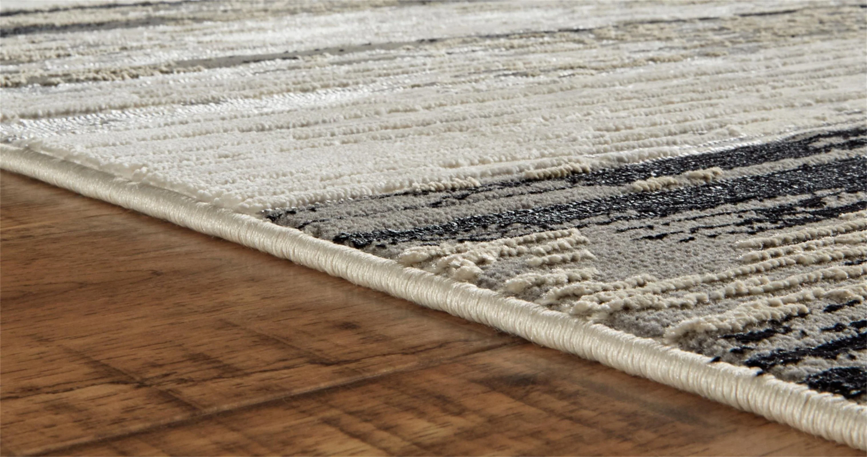 Feizy Micah 3338F Rug in Black/Silver - Image 7