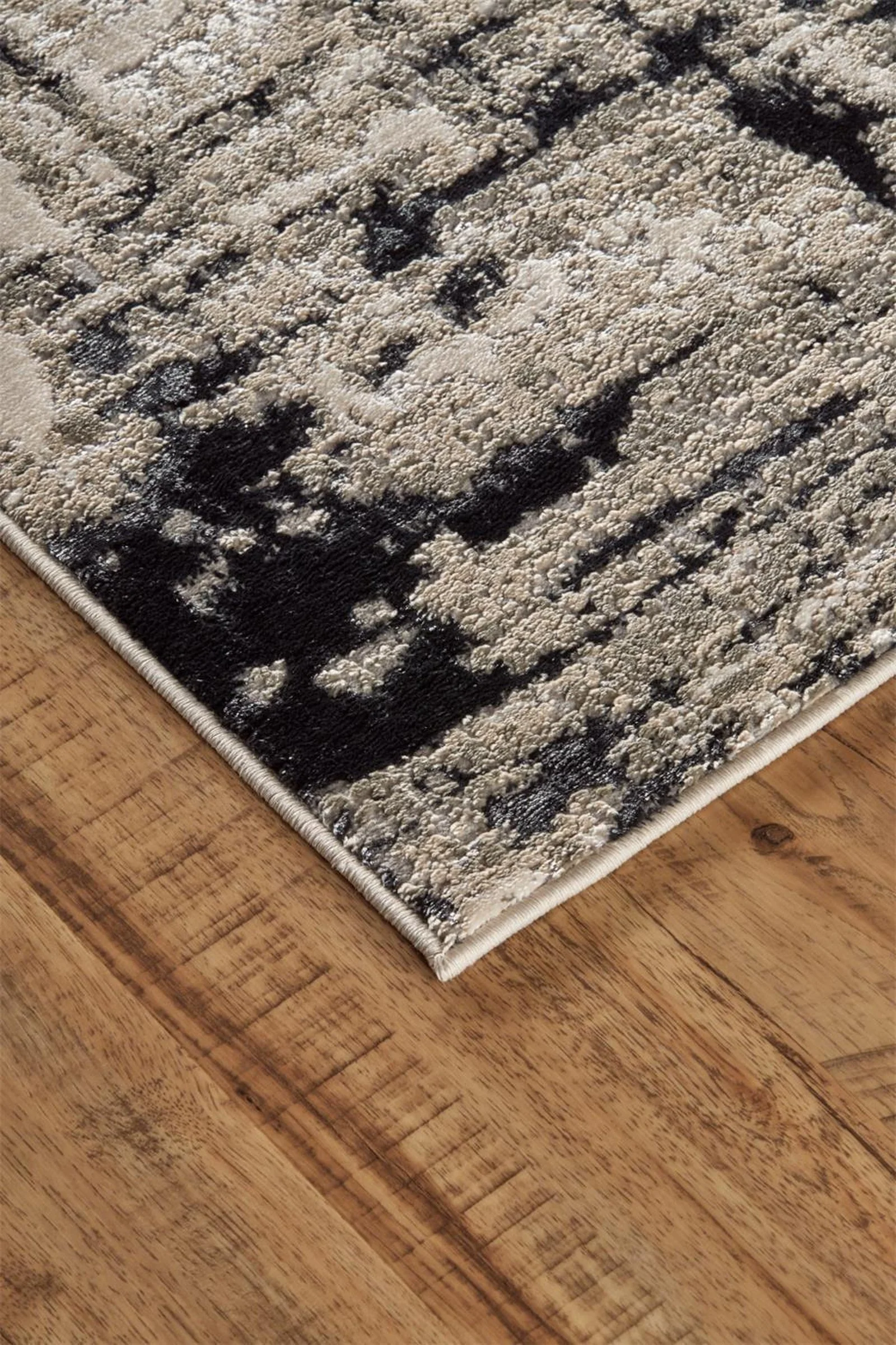 Feizy Micah 3339F Rug in Black - Image 2