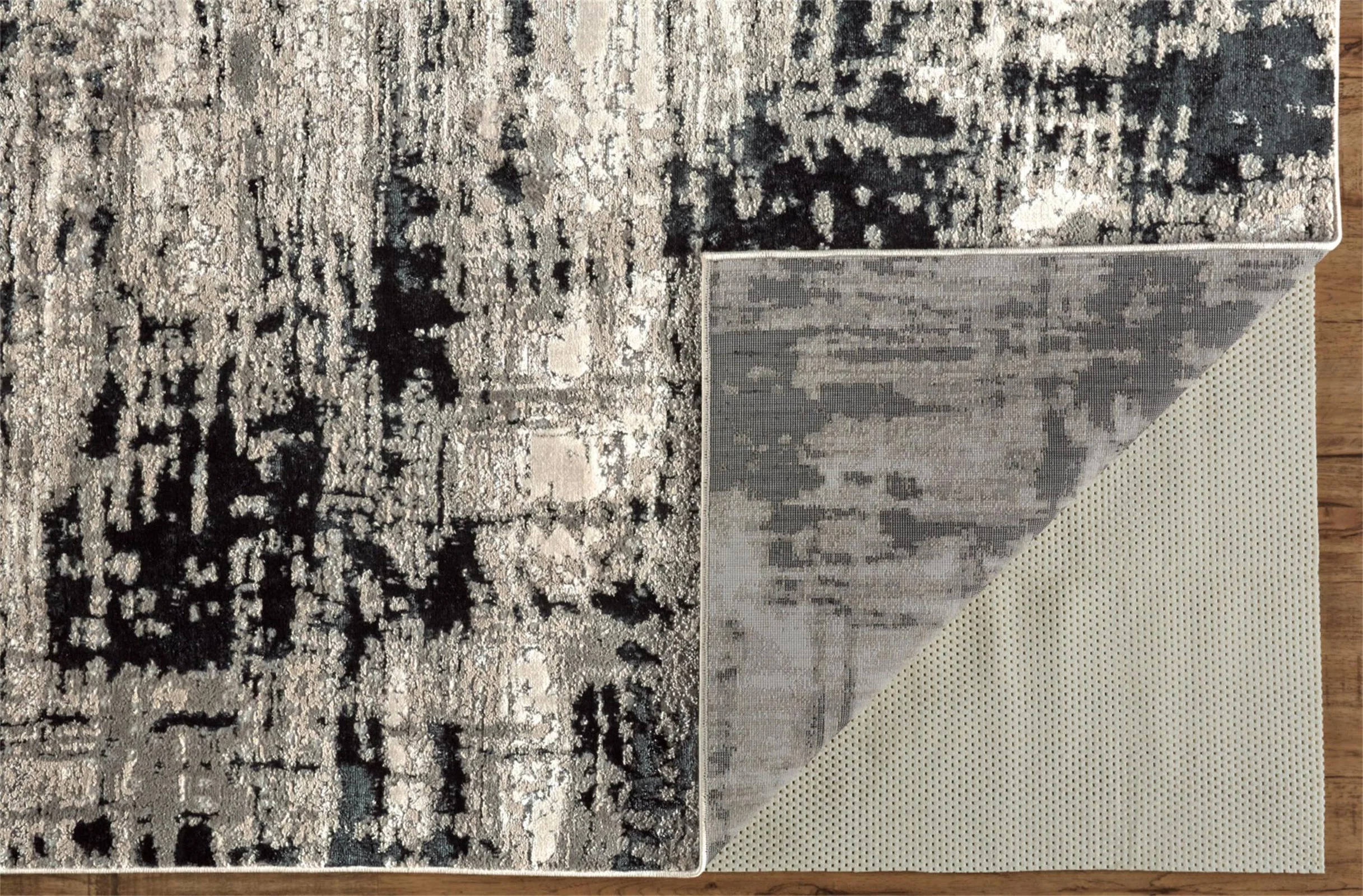 Feizy Micah 3339F Rug in Black - Image 4