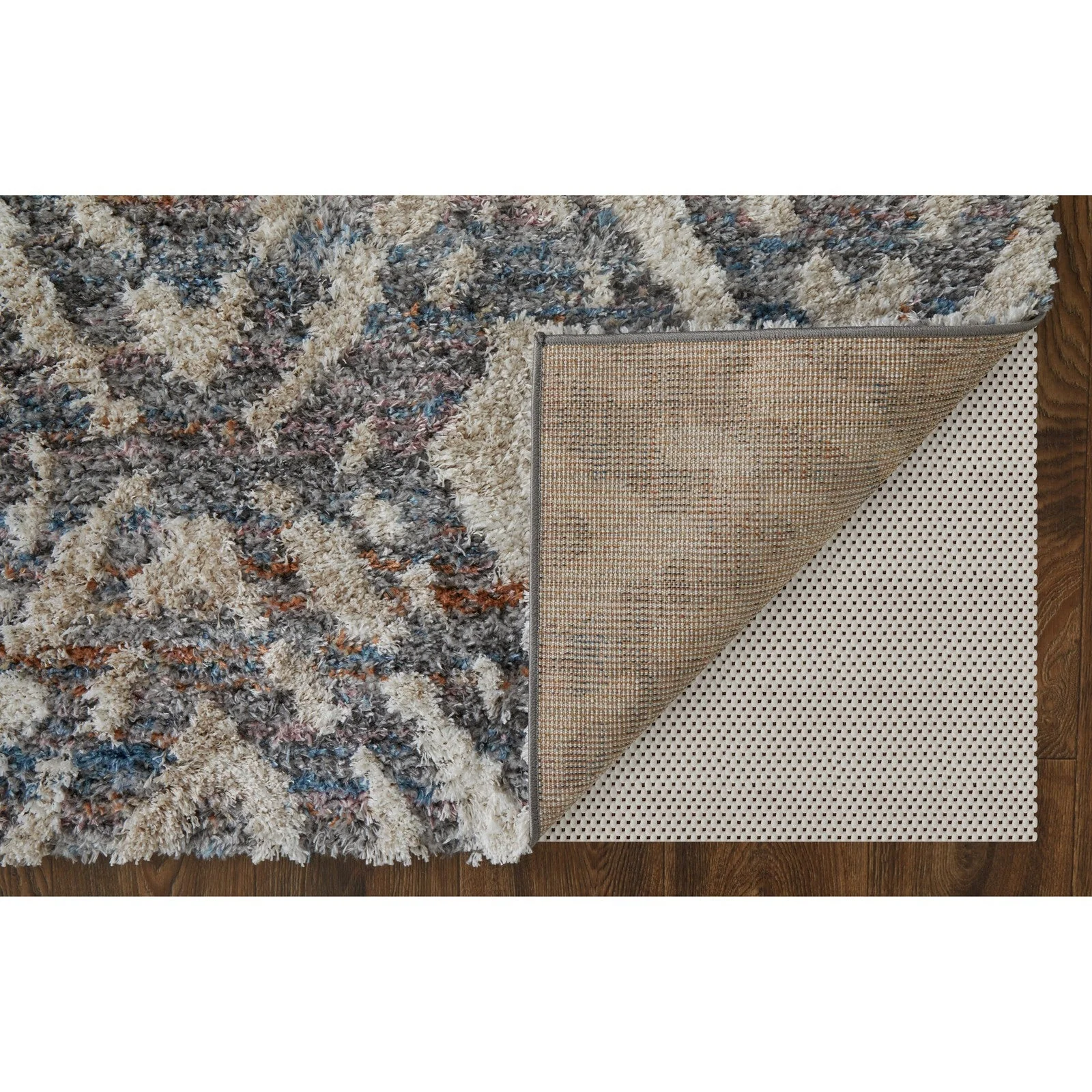 Feizy Mynka 39IAF Transitional Diamond in Ivory/Gray/Taupe - Image 6