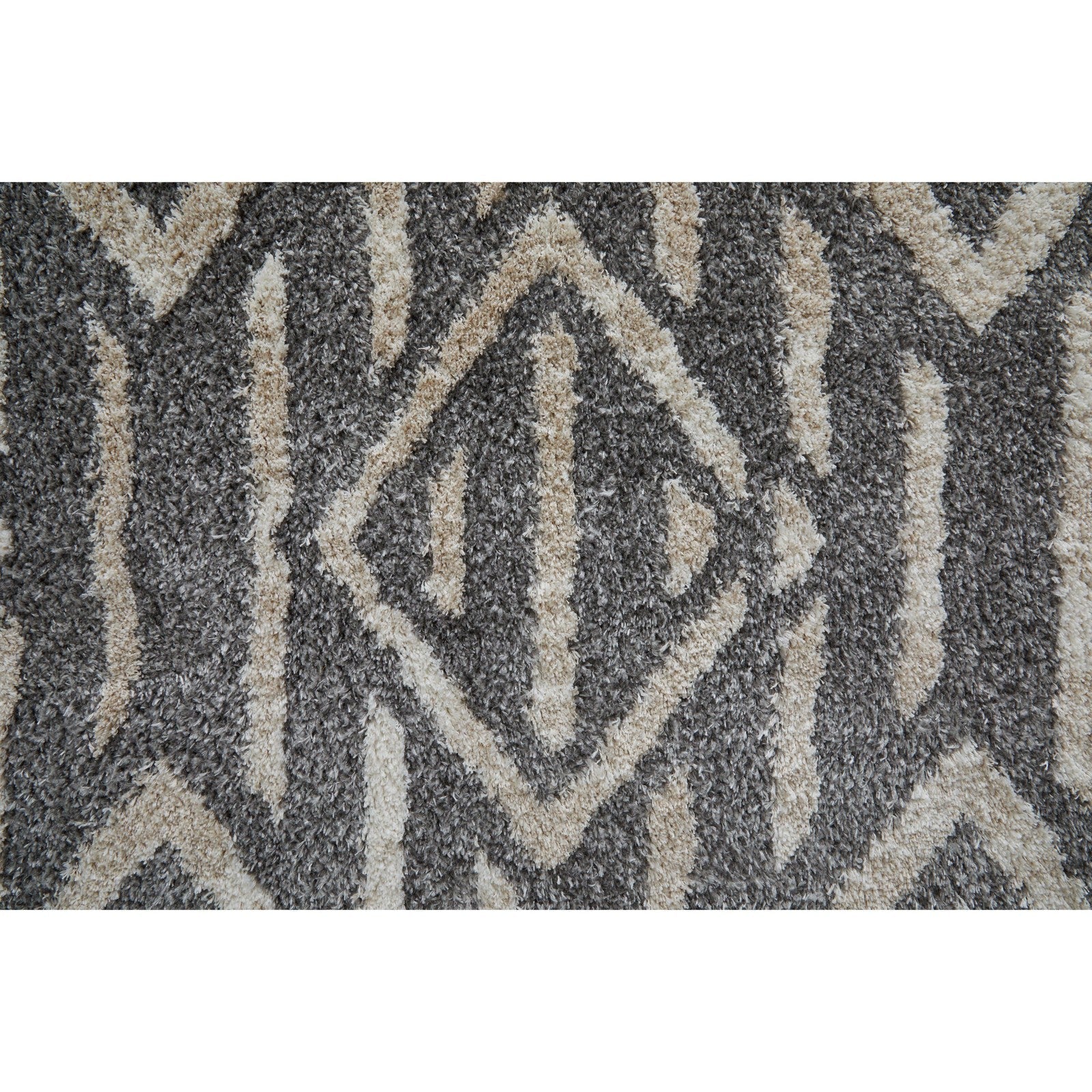 Feizy Mynka 39IBF Transitional Diamond in Gray/Ivory - Image 10