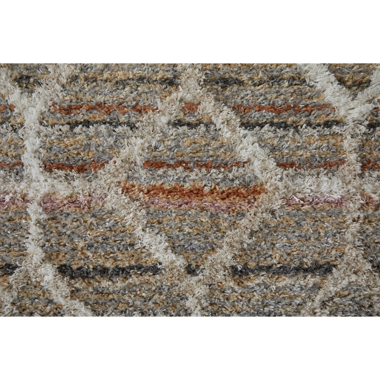 Feizy Mynka 39ICF Transitional Diamond in Tan/Taupe/Ivory - Image 10