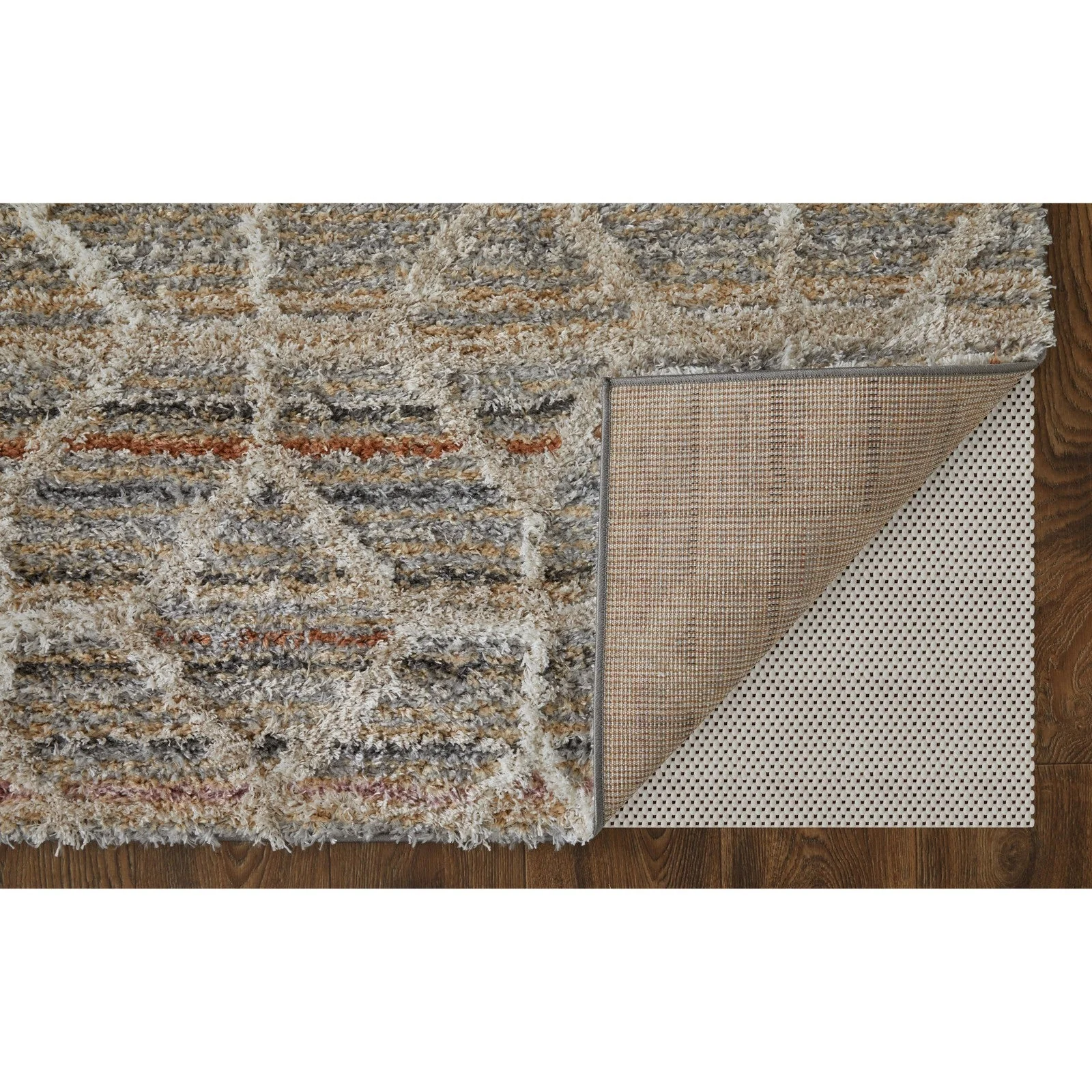 Feizy Mynka 39ICF Transitional Diamond in Tan/Taupe/Ivory - Image 6