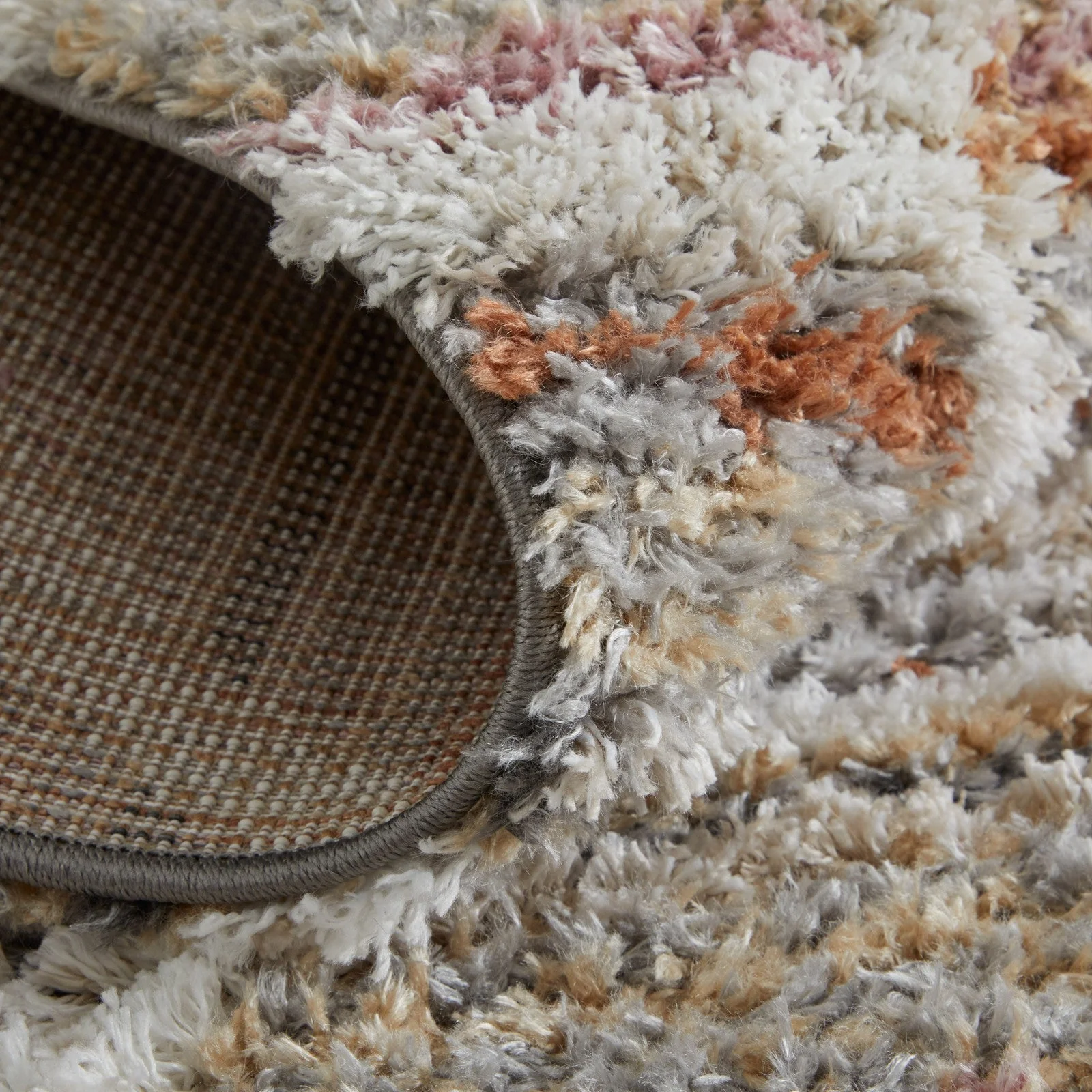 Feizy Mynka 39ICF Transitional Diamond in Tan/Taupe/Ivory - Image 7