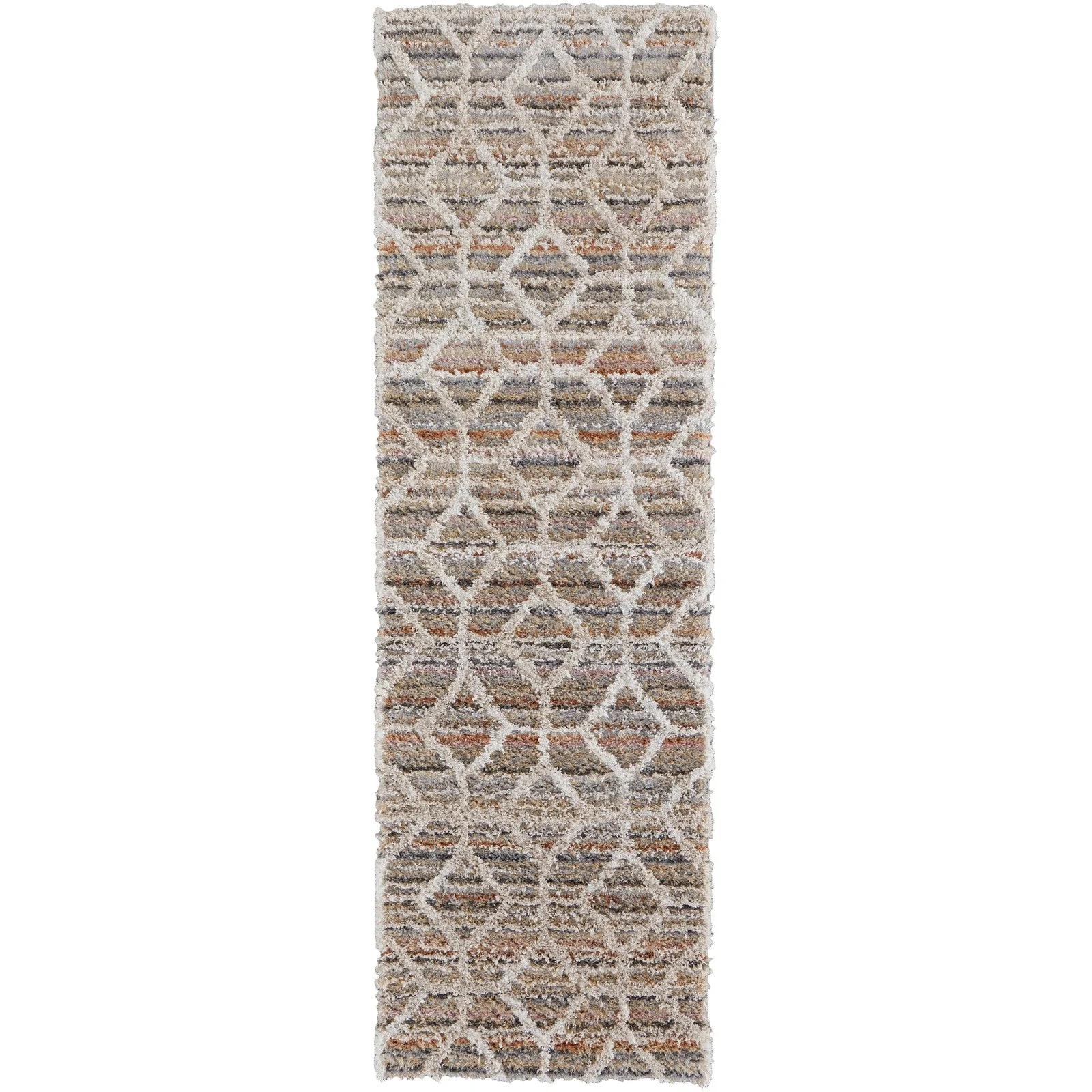 Feizy Mynka 39ICF Transitional Diamond in Tan/Taupe/Ivory - Image 8