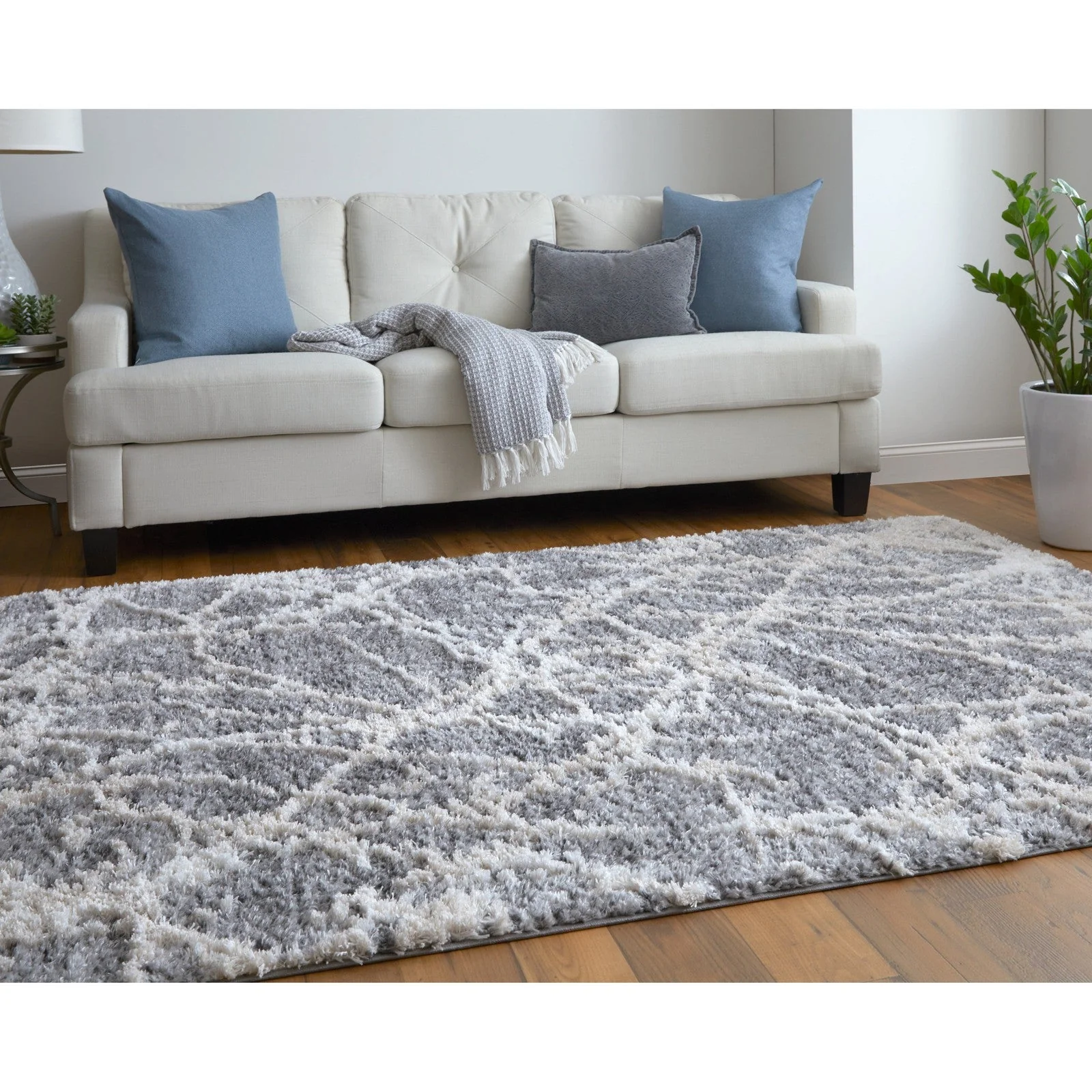 Feizy Mynka 39IDF Transitional Abstract in Gray/Ivory - Image 4