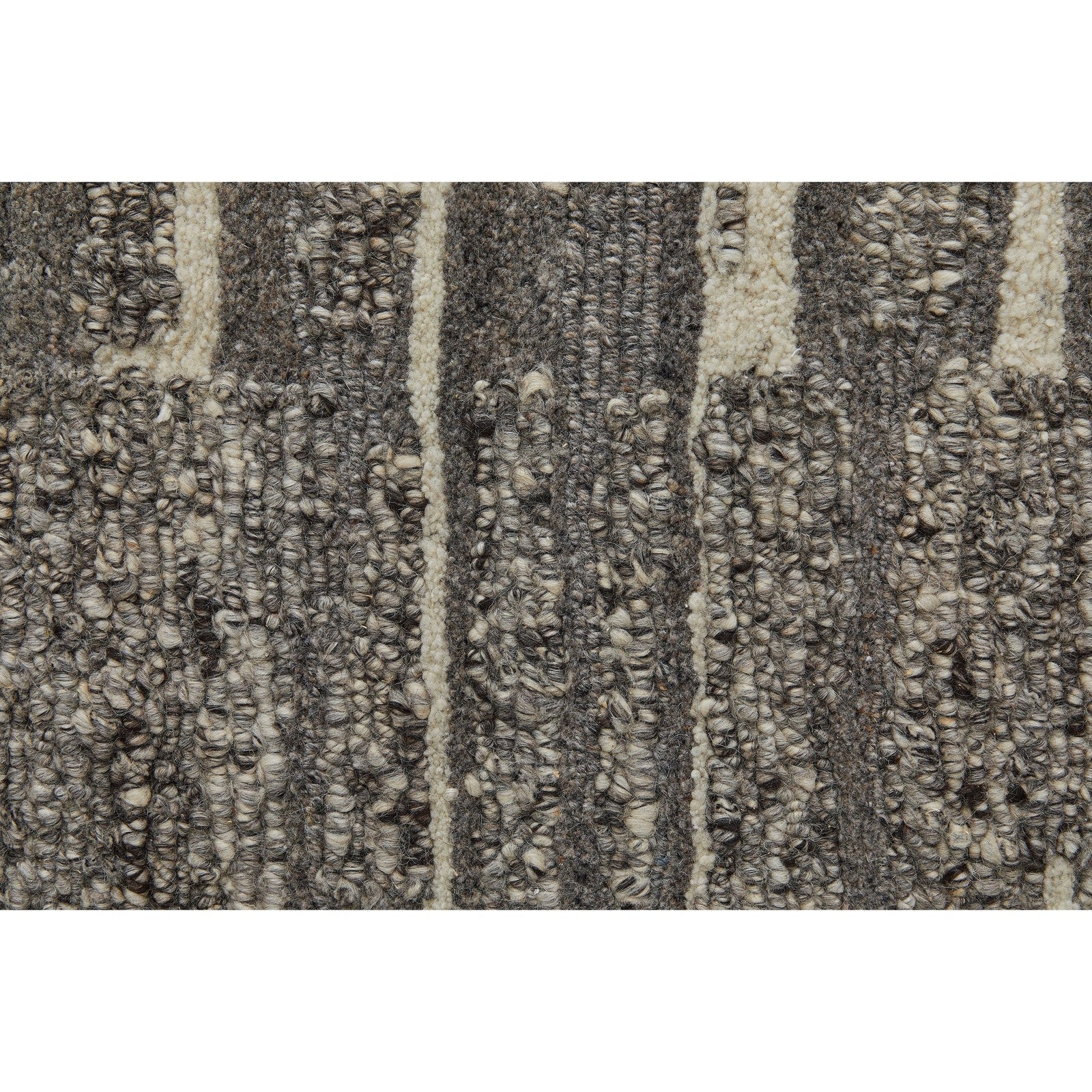 Feizy Navaro 8914F Modern Abstract Rug in Gray/Taupe/Ivory - Image 7