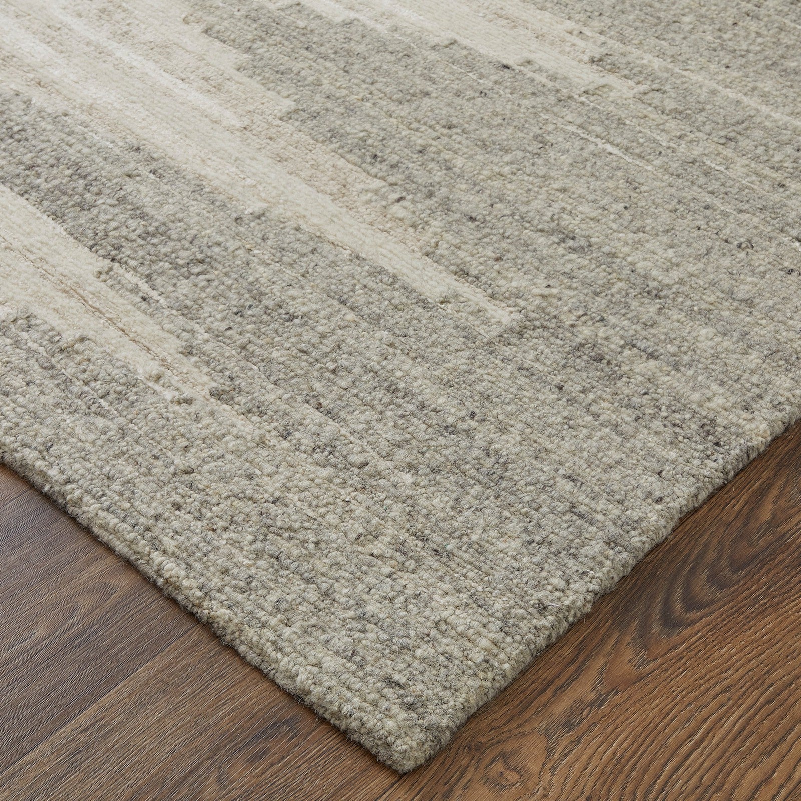 Feizy Navaro 8915F Modern Gradient & Ombre Rug in Ivory/Tan - Image 5