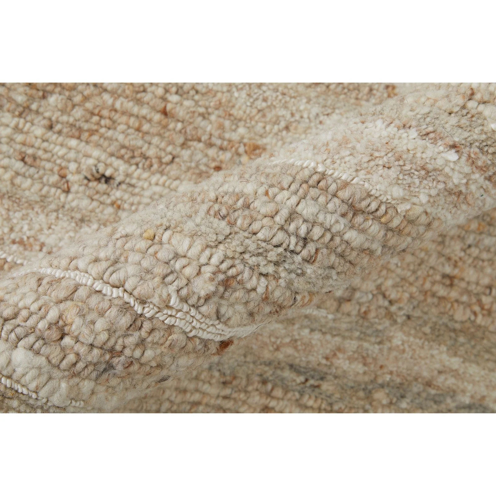 Feizy Navaro 8916F Modern Distressed Rug in Ivory - Image 3