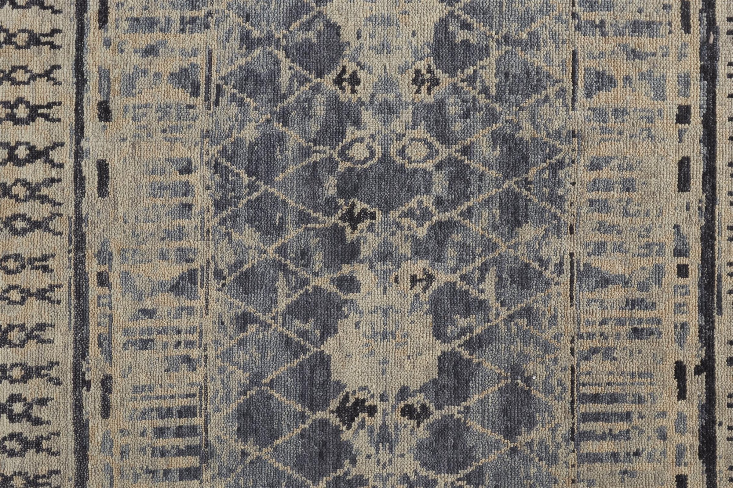Feizy Palomar 6572F Rug in Blue / Tan - Image 3