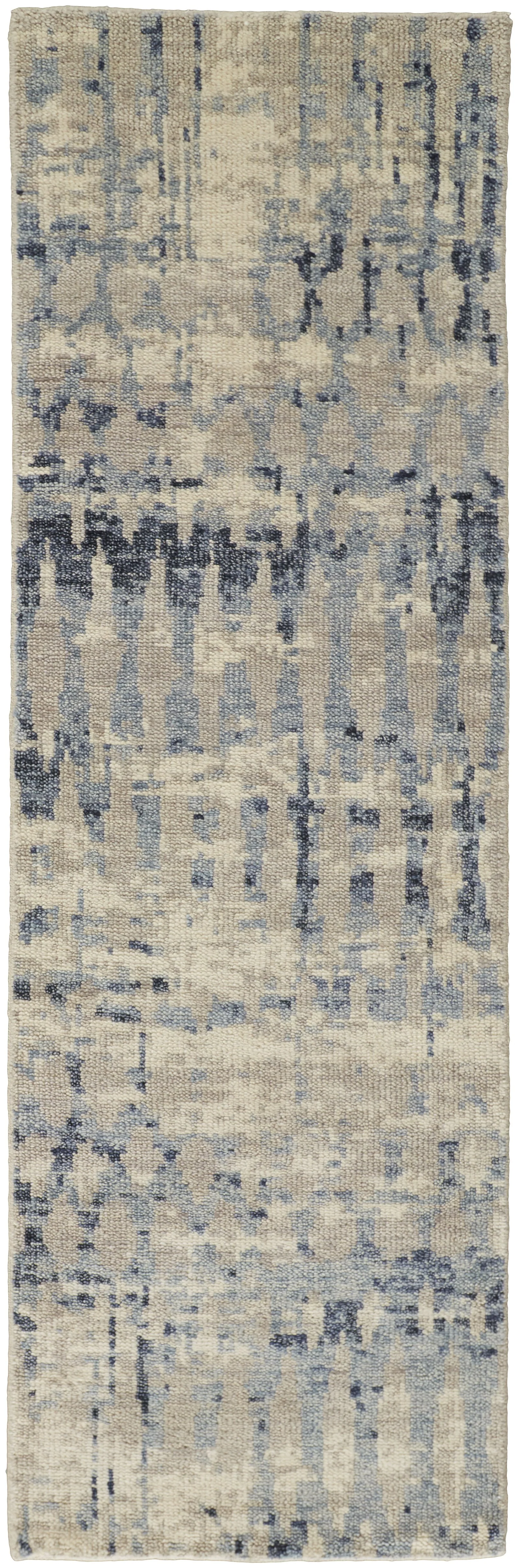Feizy Palomar 6631F Rug in Tan / Blue - Image 2
