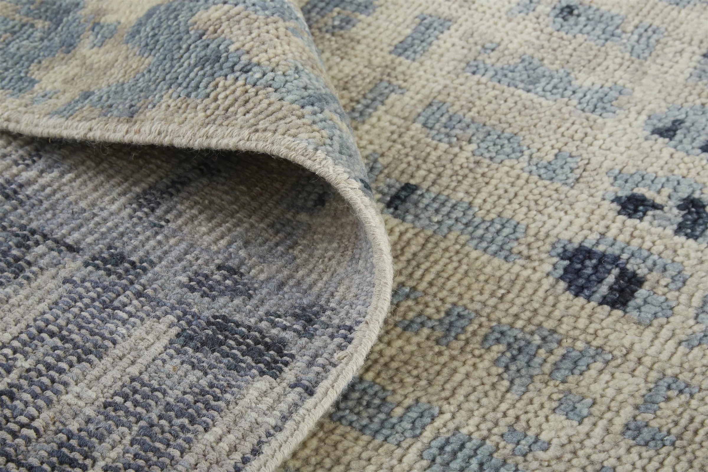 Feizy Palomar 6631F Rug in Tan / Blue - Image 6