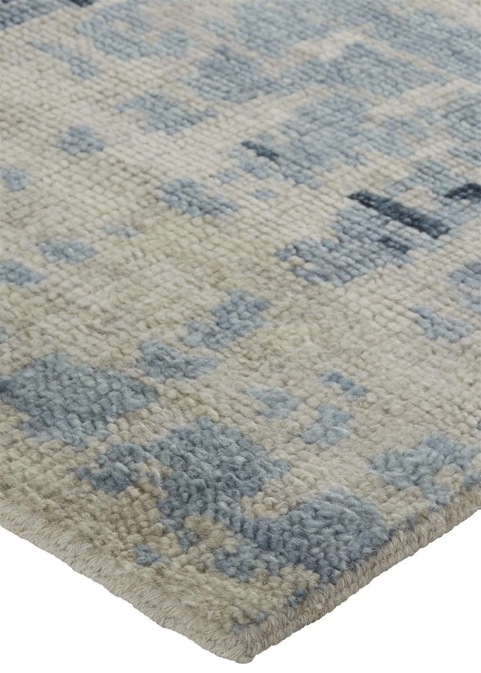 Feizy Palomar 6631F Rug in Tan / Blue - Image 7