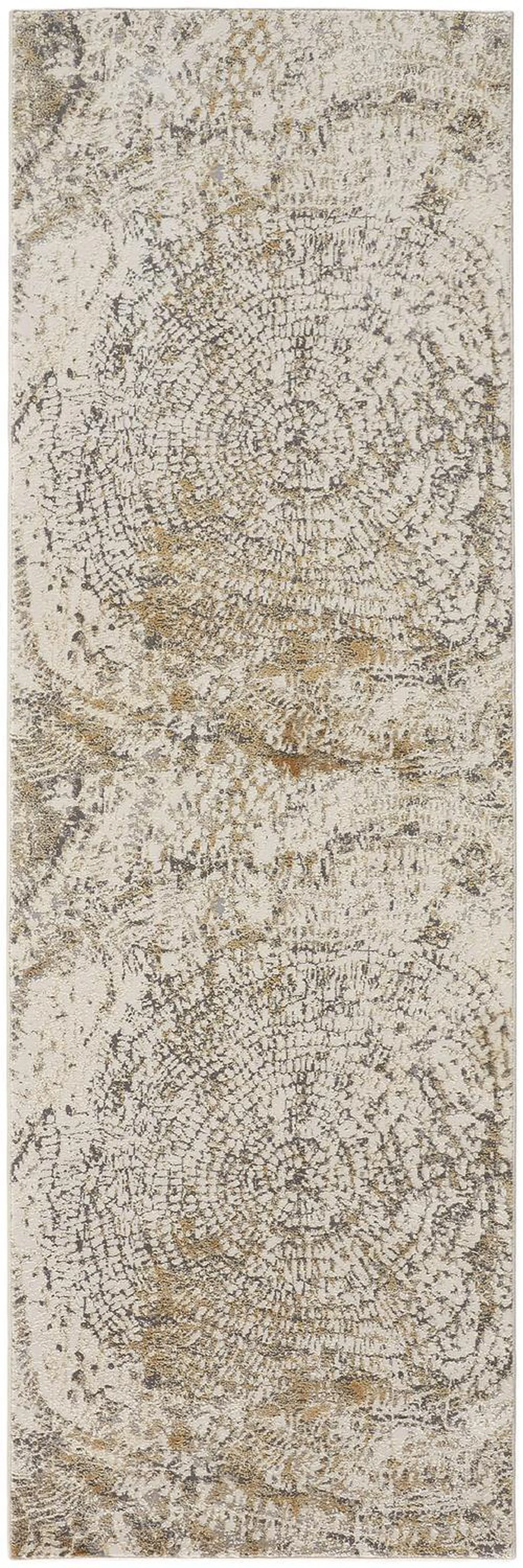 Feizy Parker 3702F Rug in Ivory / Gray - Image 2