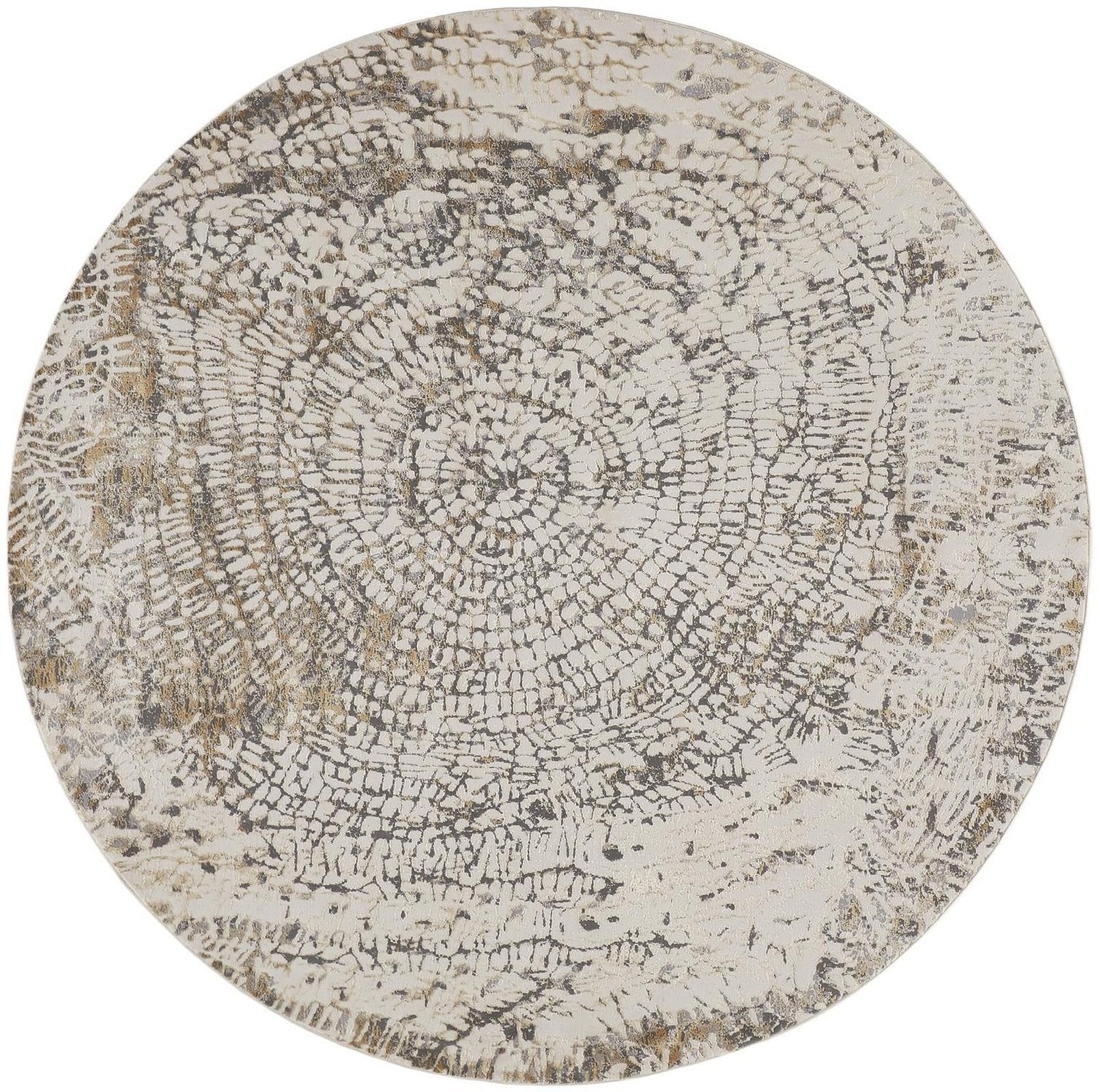 Feizy Parker 3702F Rug in Ivory / Gray - Image 3