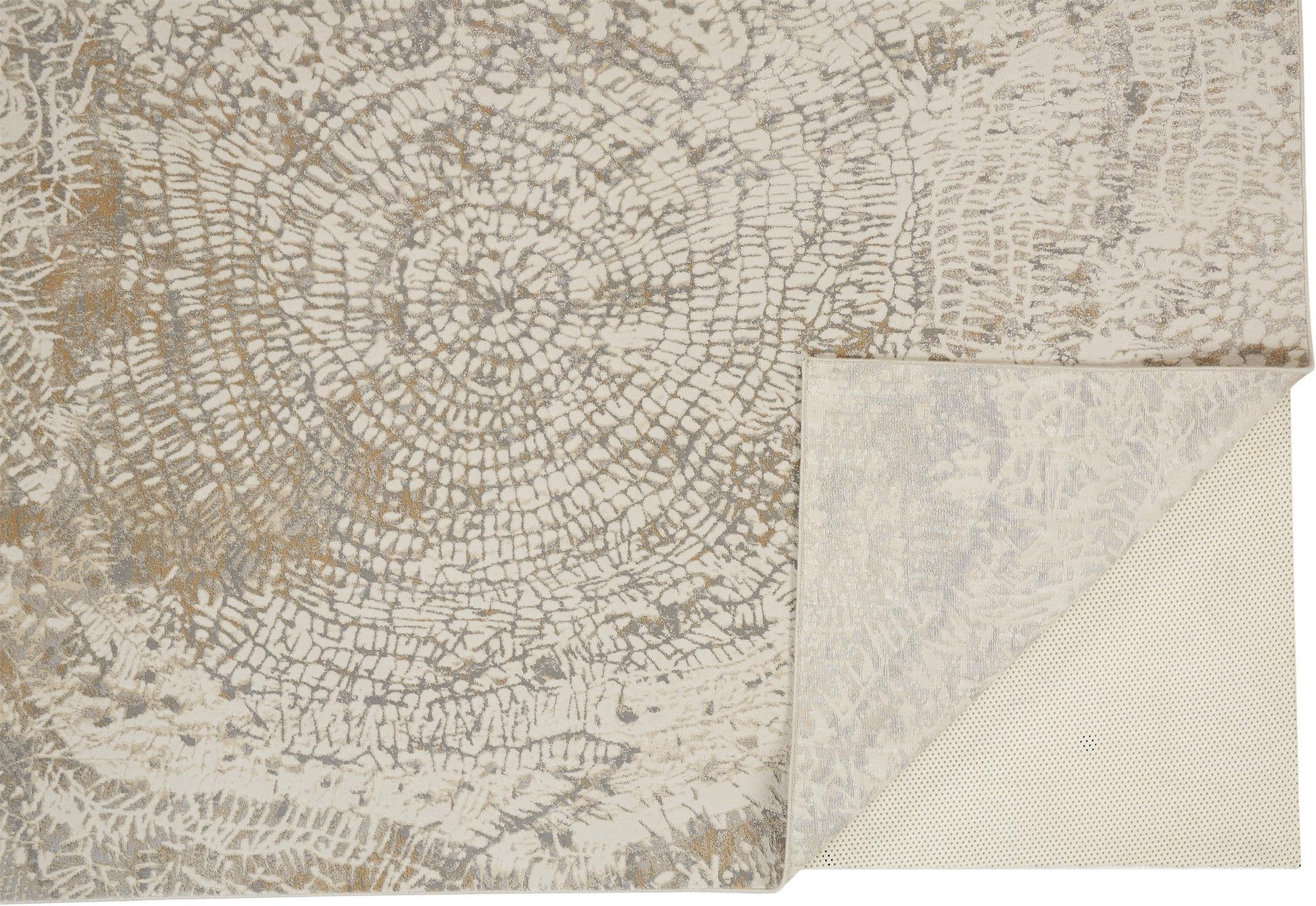 Feizy Parker 3702F Rug in Ivory / Gray - Image 9