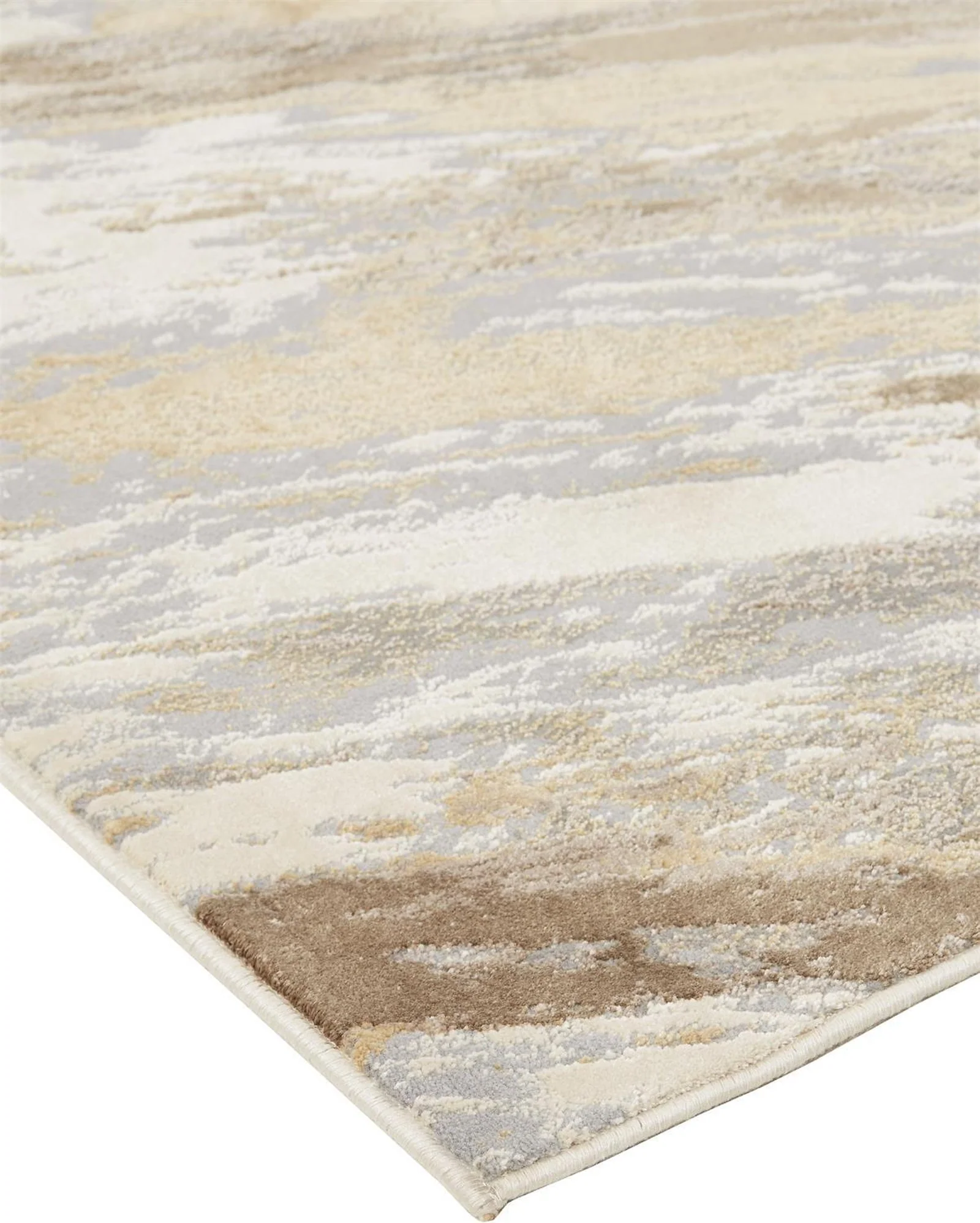 Feizy Parker 3704F Rug in Tan / Blue - Image 8