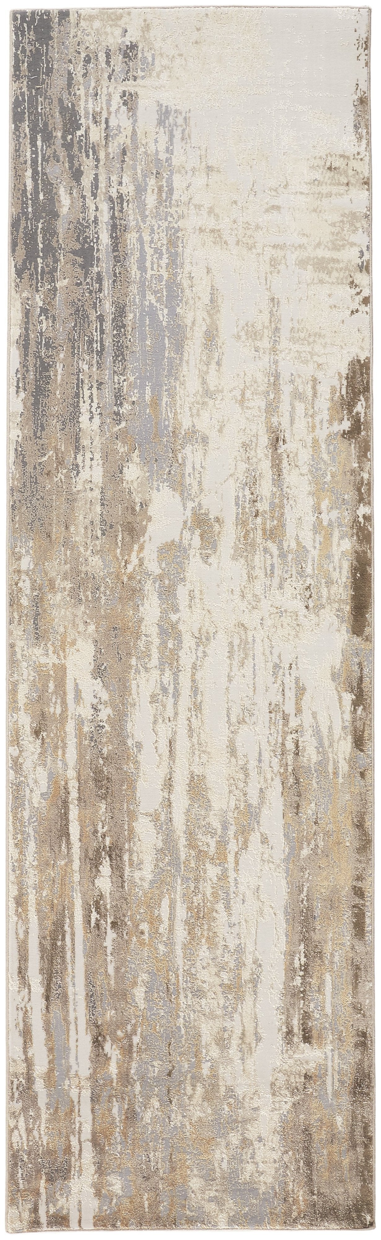 Feizy Parker 3709F Rug in Gray / Beige - Image 3