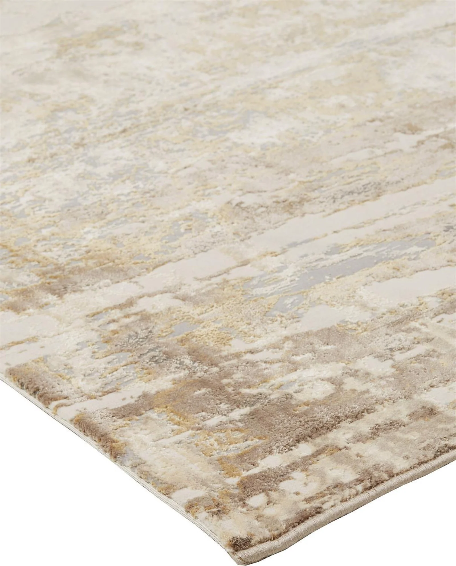 Feizy Parker 3709F Rug in Gray / Beige - Image 5